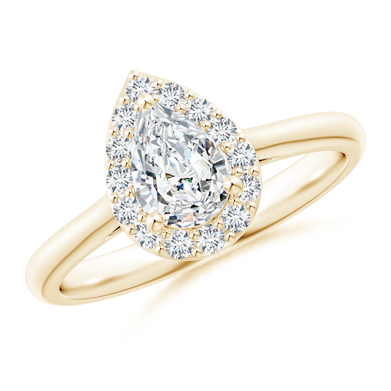 F-G, VS / 0.88 CT / 14 KT Yellow Gold