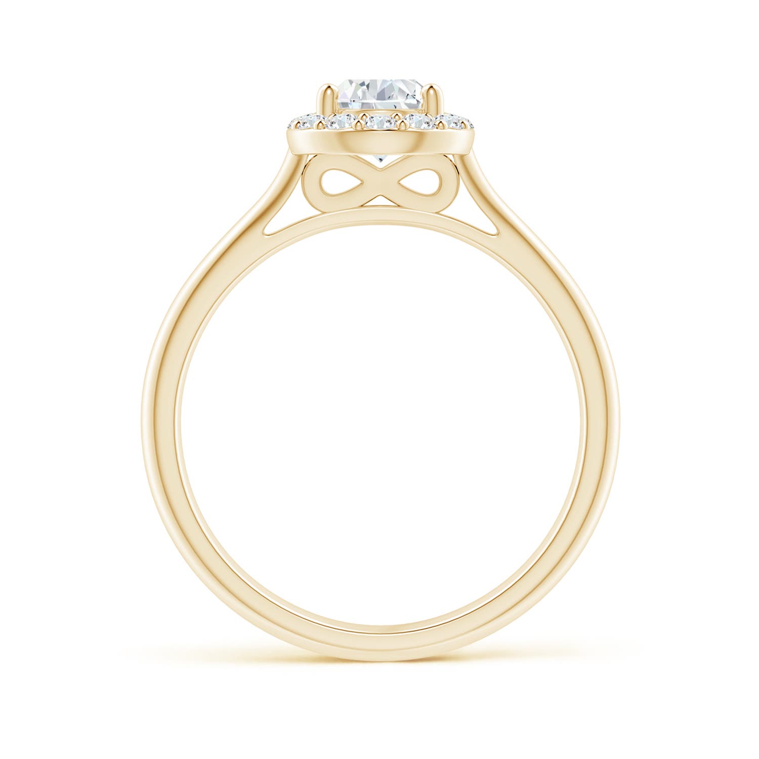 F-G, VS / 0.88 CT / 14 KT Yellow Gold