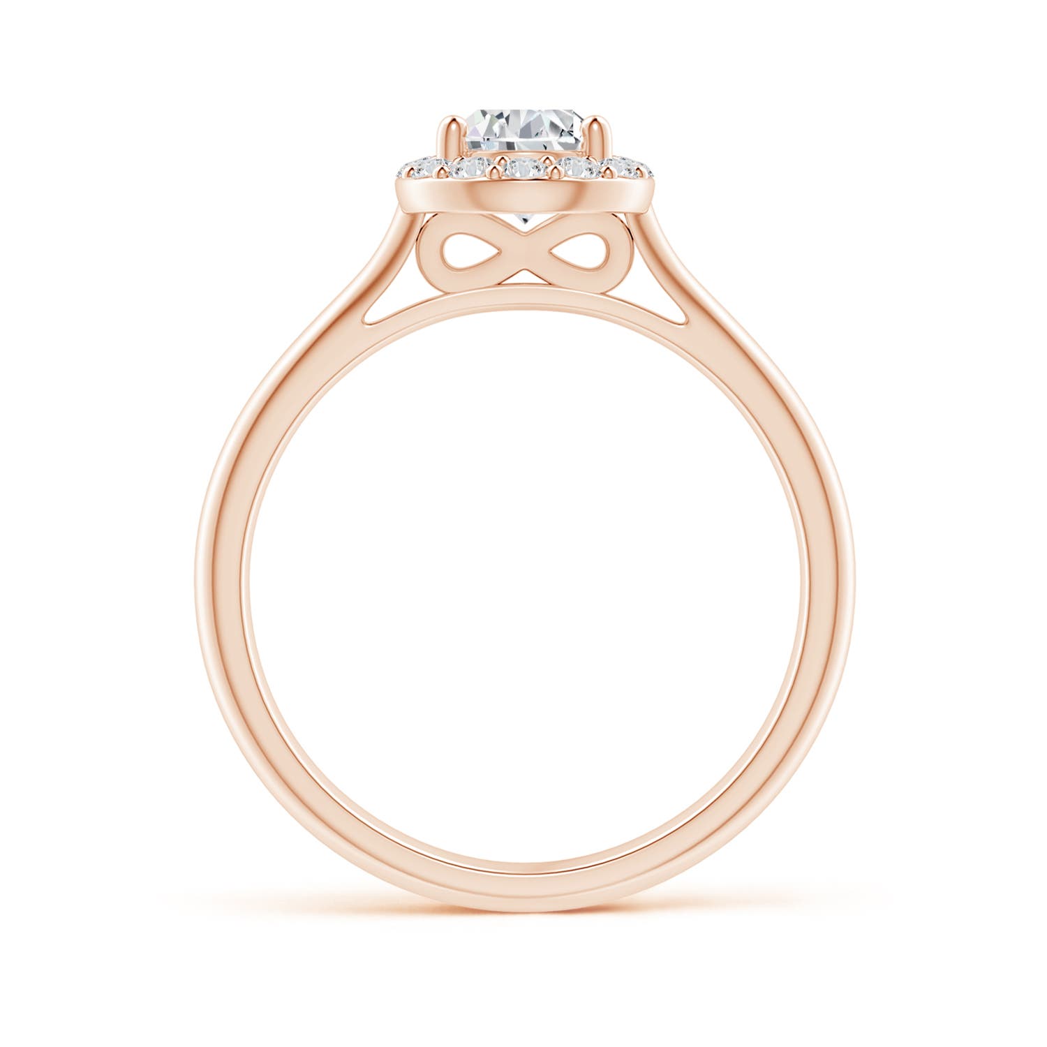 H, SI2 / 0.88 CT / 14 KT Rose Gold