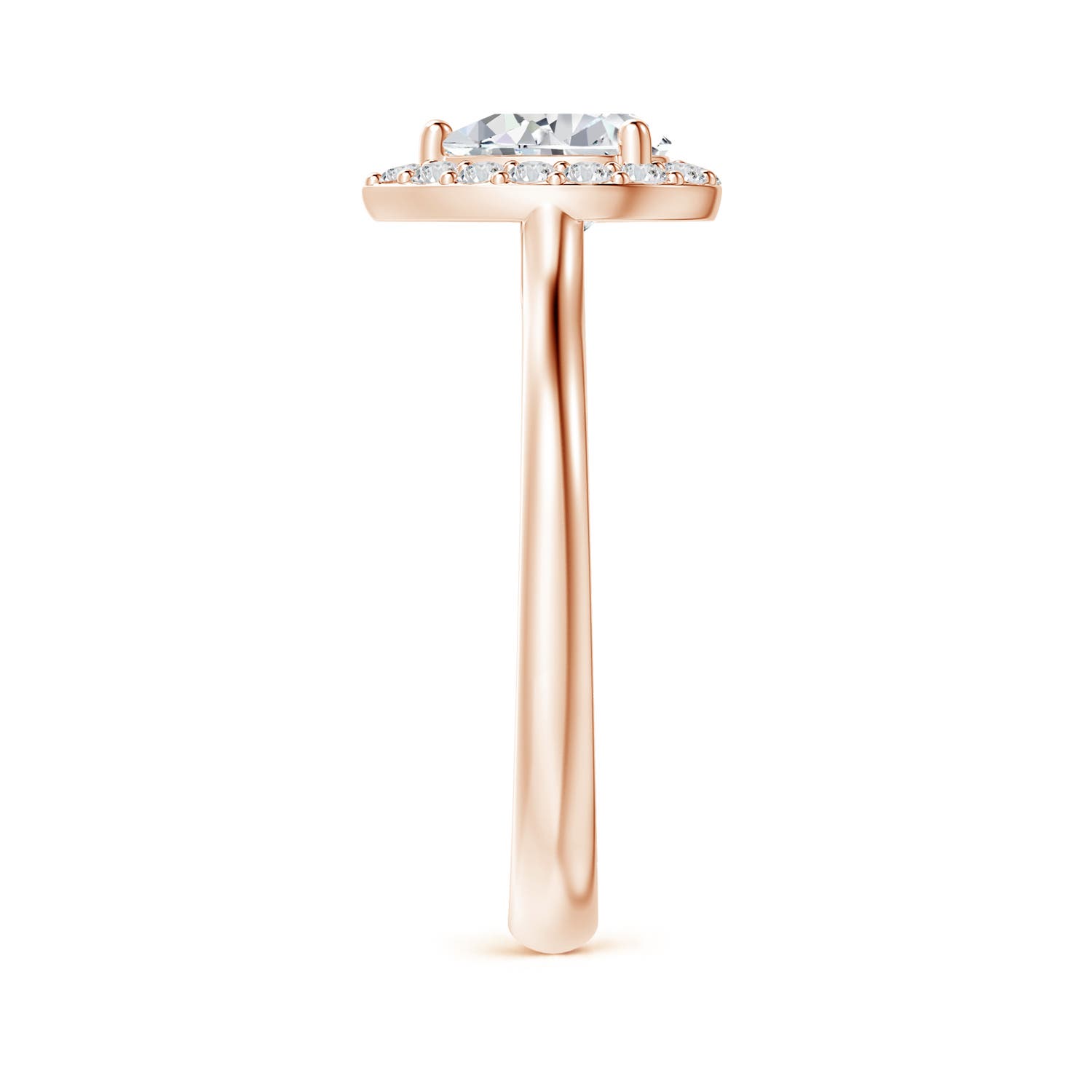 H, SI2 / 0.88 CT / 14 KT Rose Gold