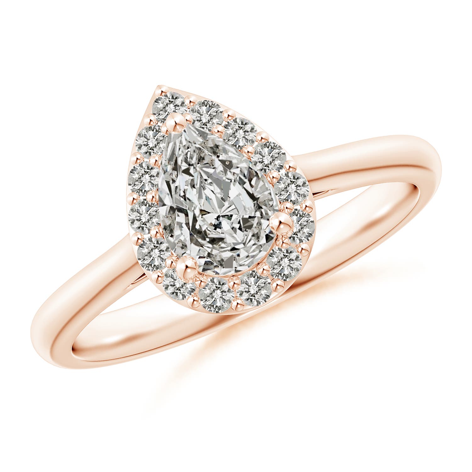 K, I3 / 0.88 CT / 14 KT Rose Gold