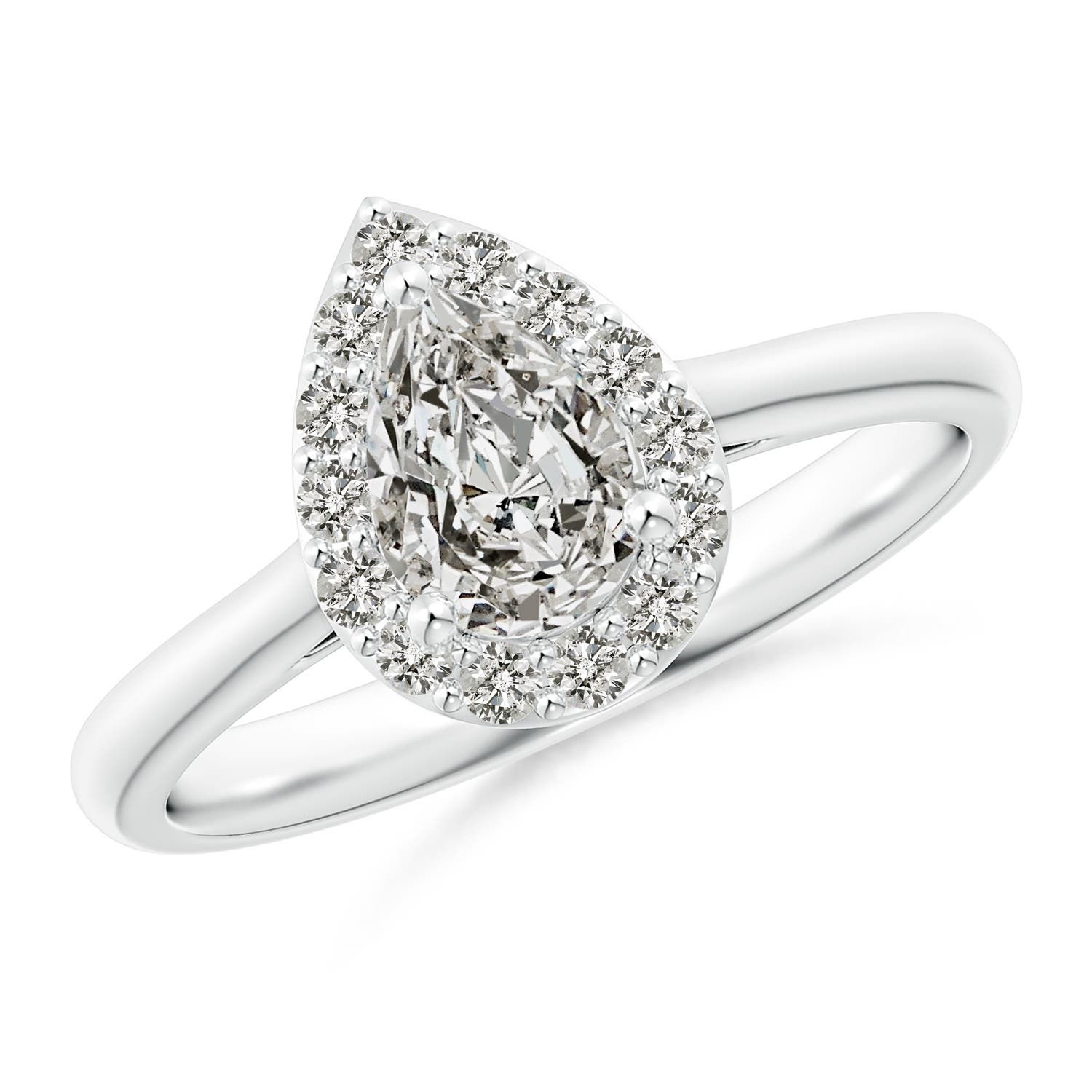 K, I3 / 0.88 CT / 14 KT White Gold