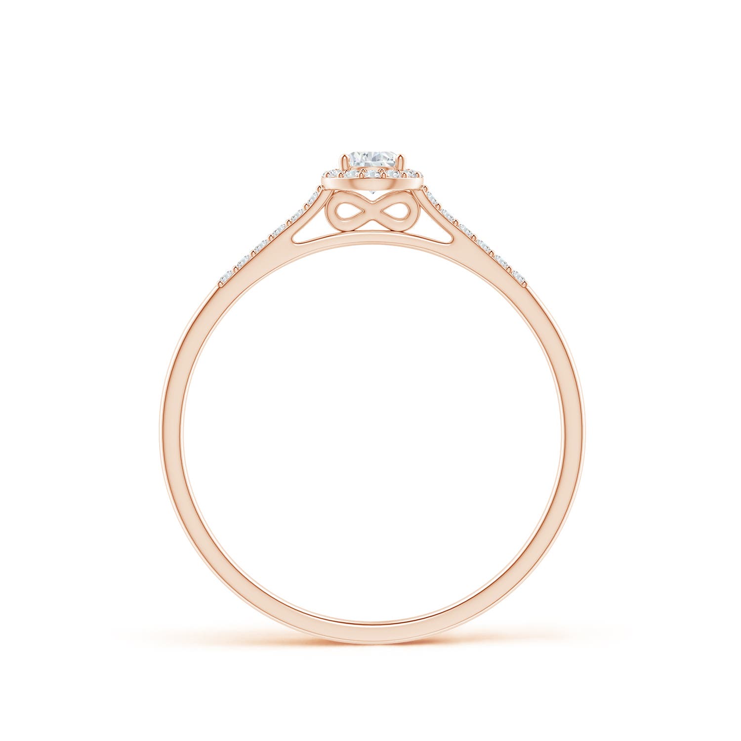 G, VS2 / 0.24 CT / 14 KT Rose Gold