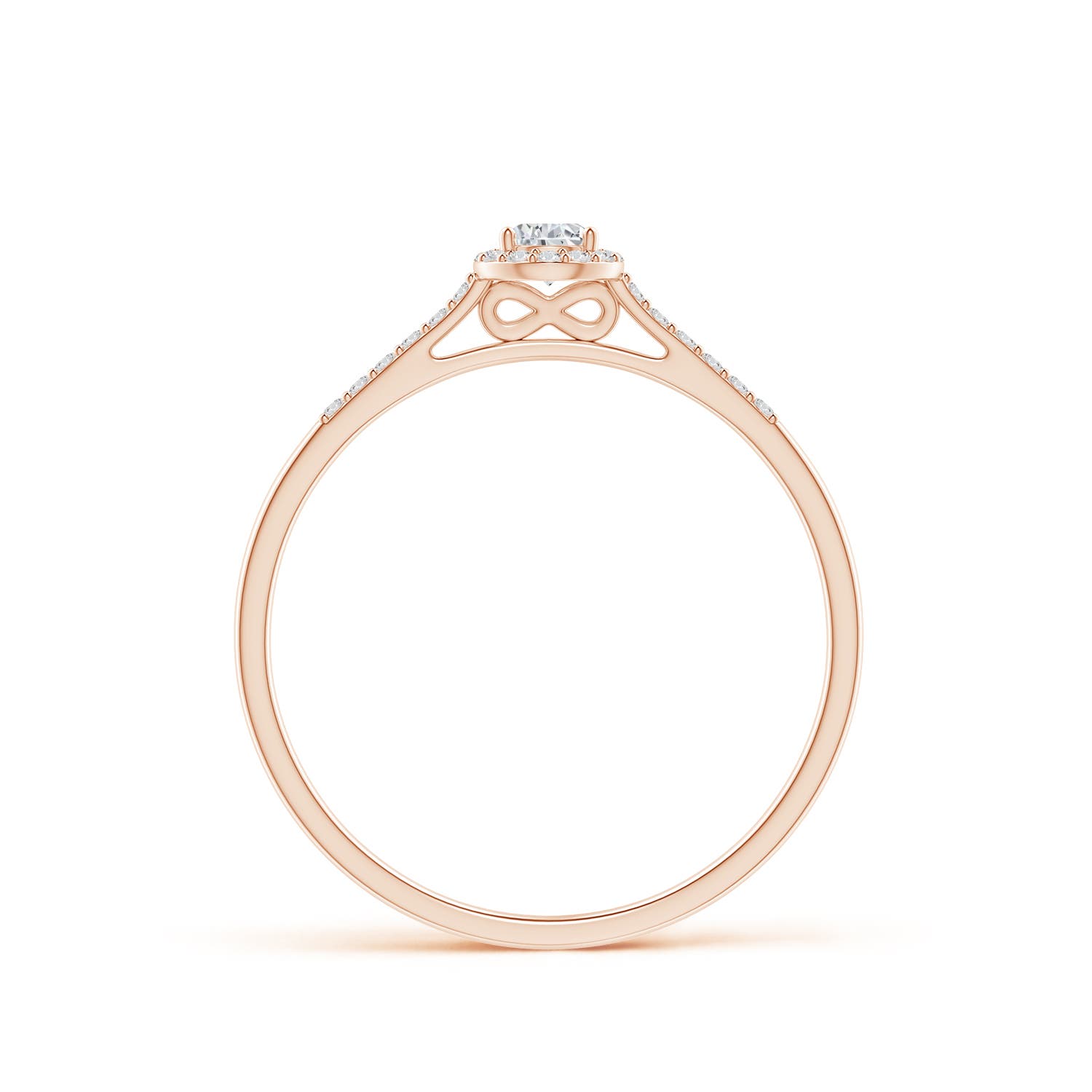 H, SI2 / 0.24 CT / 14 KT Rose Gold