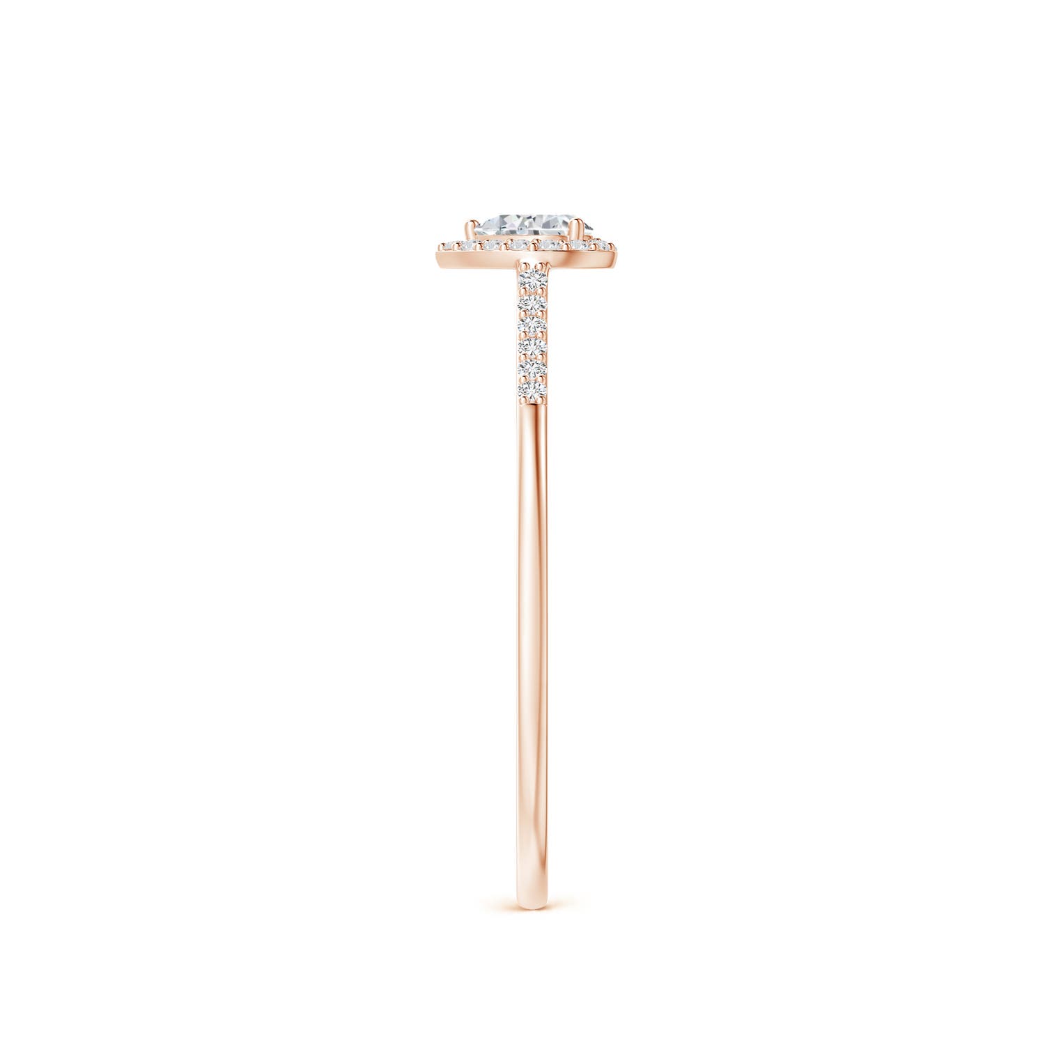 H, SI2 / 0.24 CT / 14 KT Rose Gold