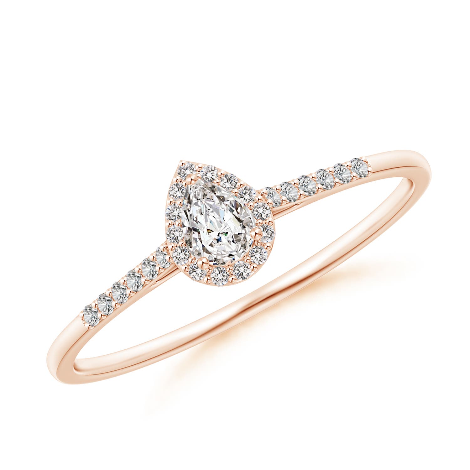 I-J, I1-I2 / 0.24 CT / 14 KT Rose Gold