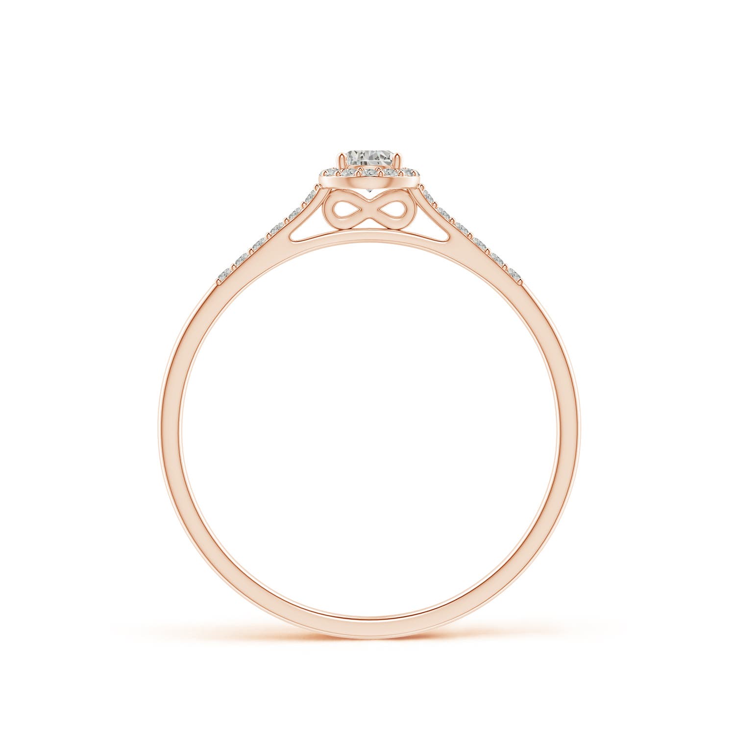 K, I3 / 0.24 CT / 14 KT Rose Gold