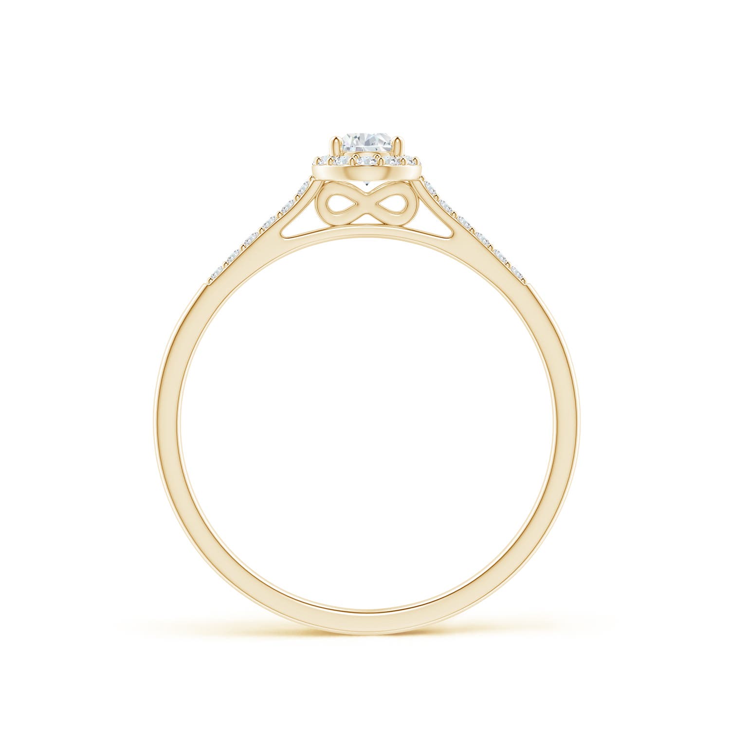 G, VS2 / 0.33 CT / 14 KT Yellow Gold