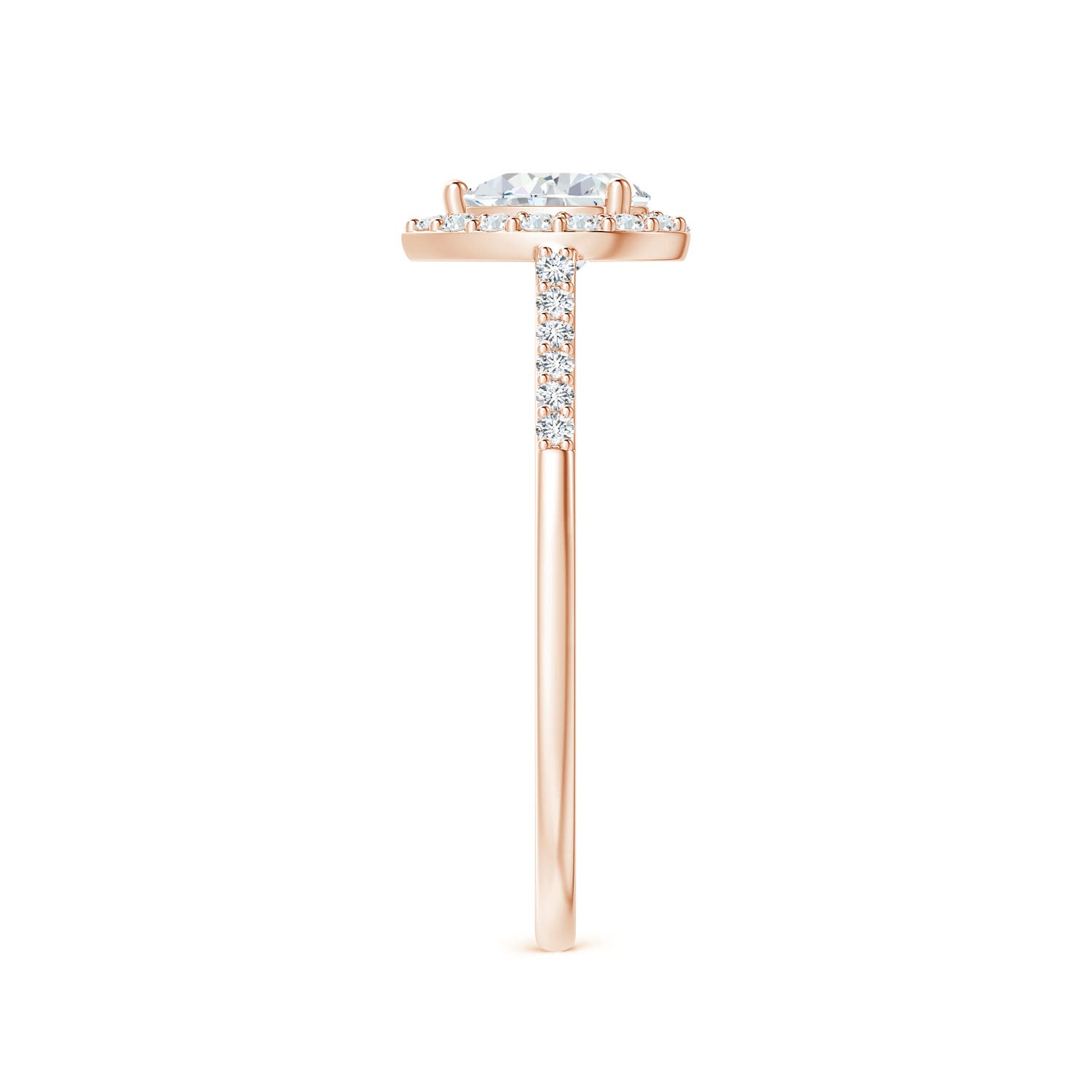 G, VS2 / 0.61 CT / 14 KT Rose Gold