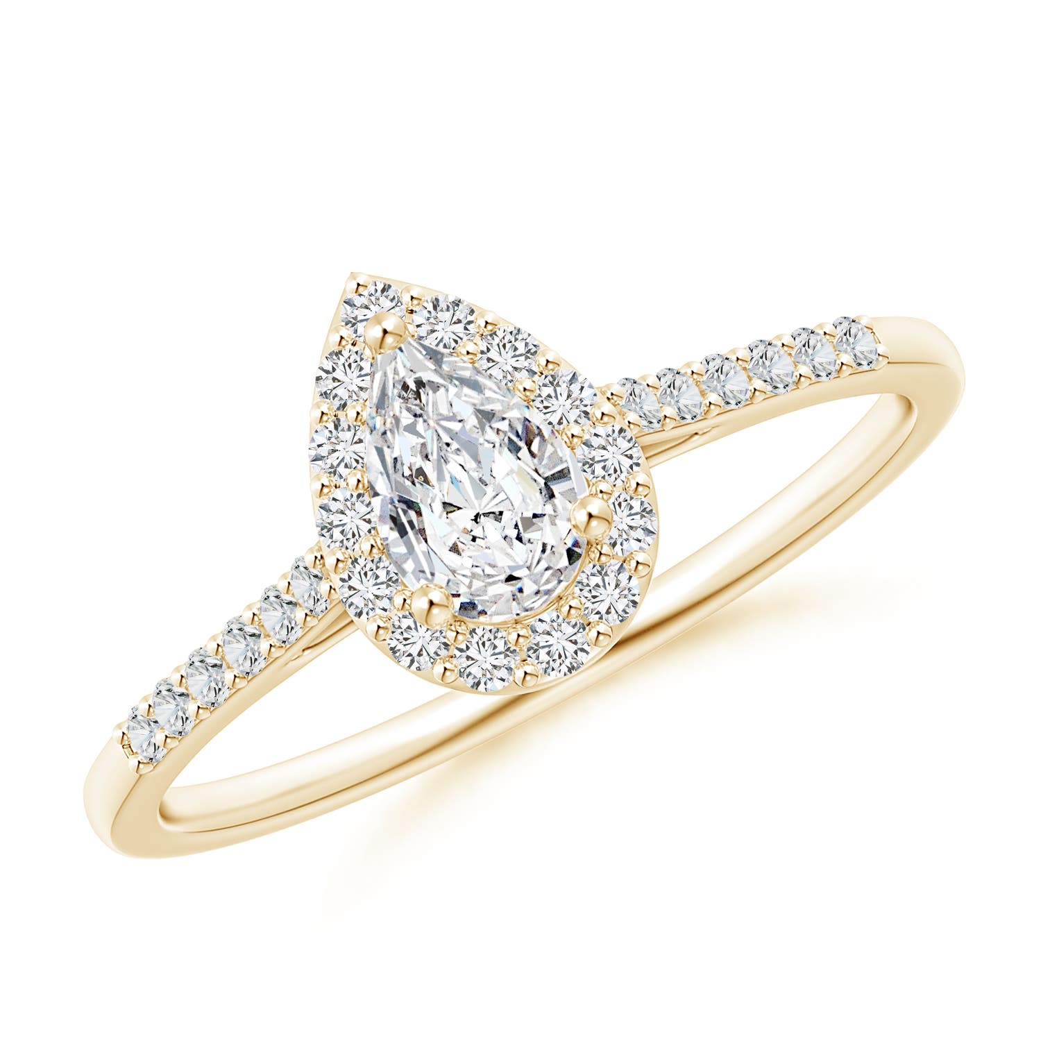 H, SI2 / 0.61 CT / 14 KT Yellow Gold