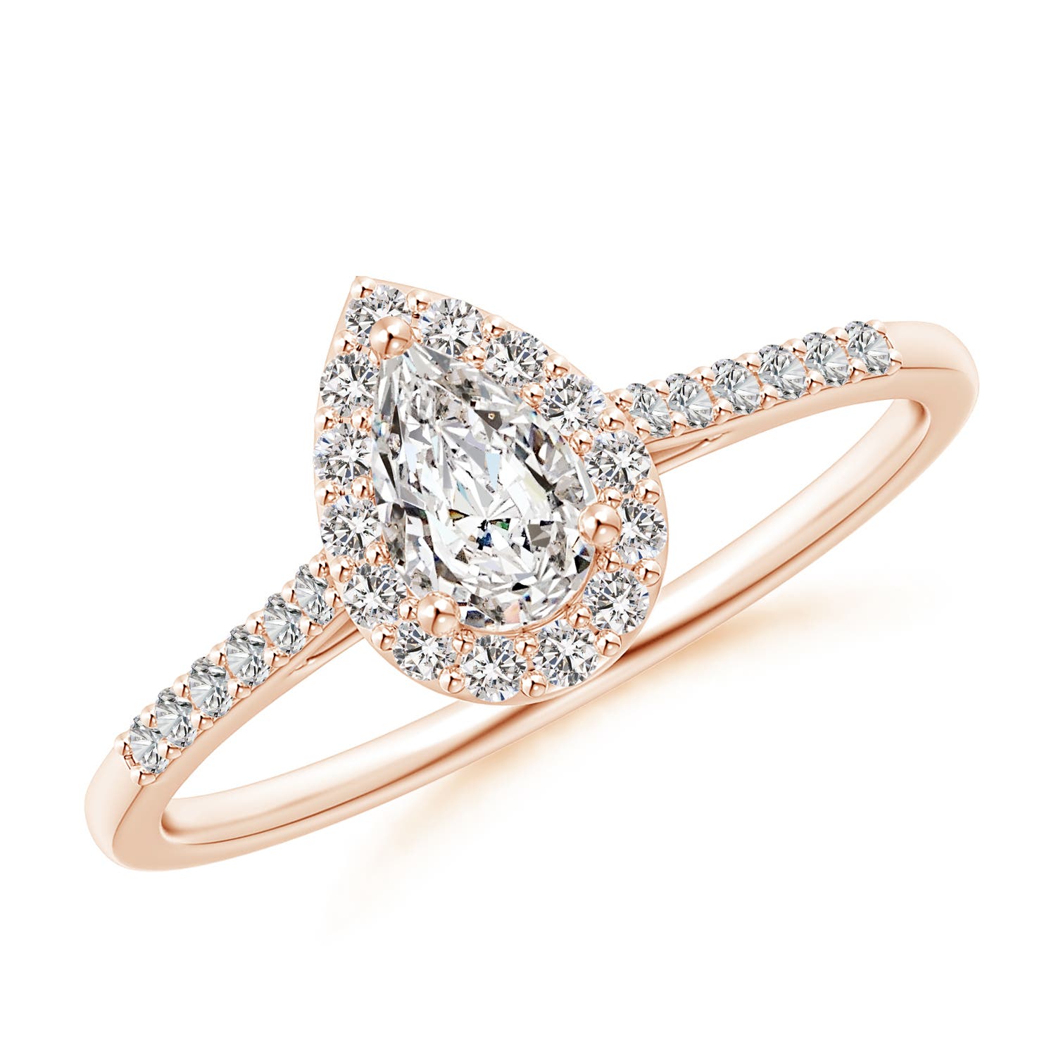 I-J, I1-I2 / 0.61 CT / 14 KT Rose Gold