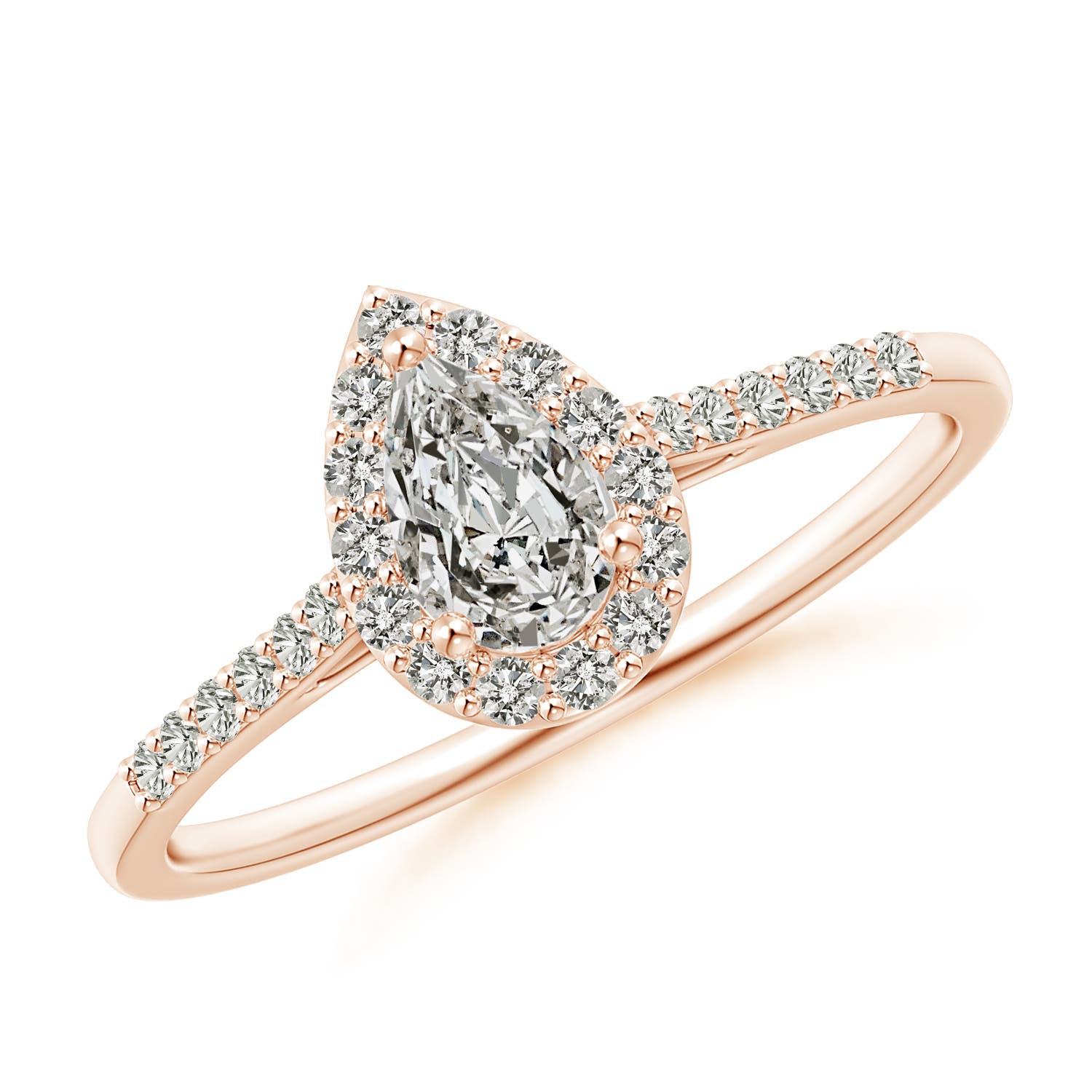 K, I3 / 0.61 CT / 14 KT Rose Gold