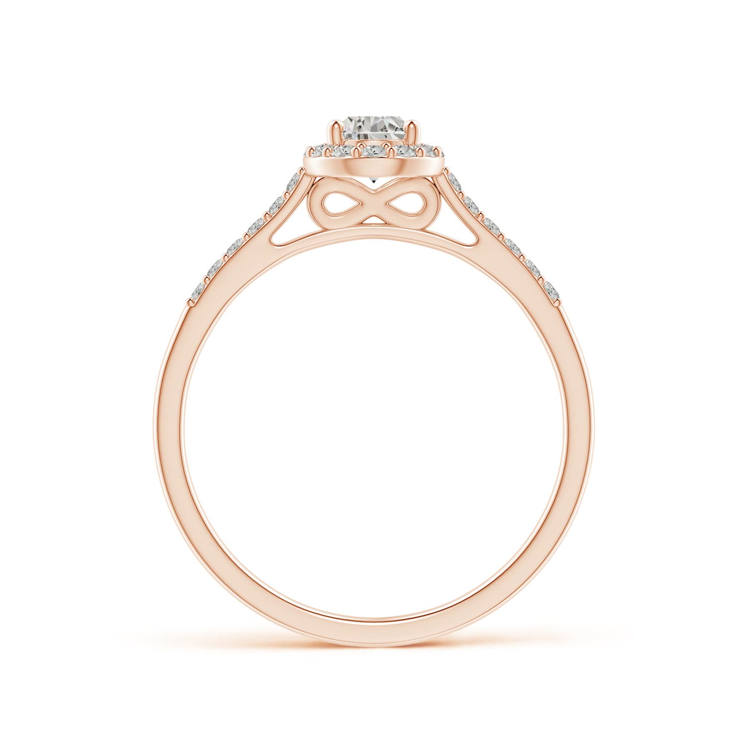 K, I3 / 0.61 CT / 14 KT Rose Gold