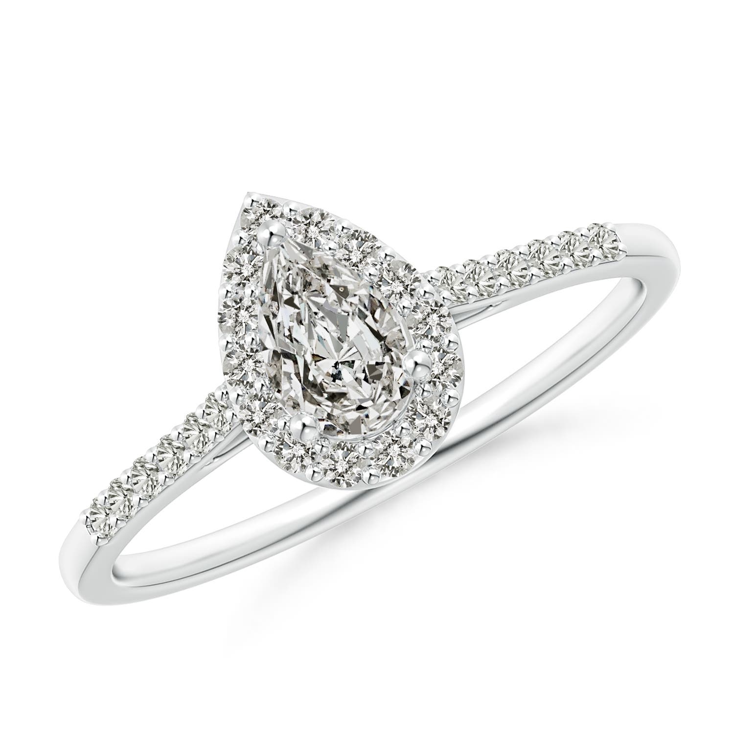 K, I3 / 0.61 CT / 14 KT White Gold