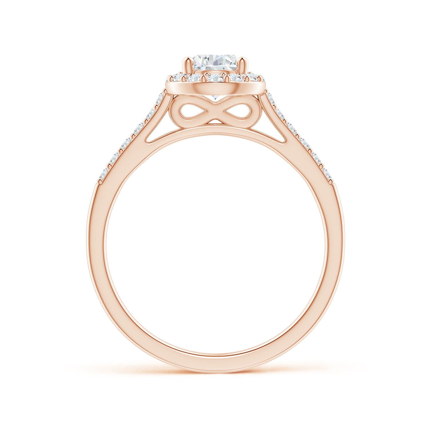 G, VS2 / 1 CT / 14 KT Rose Gold