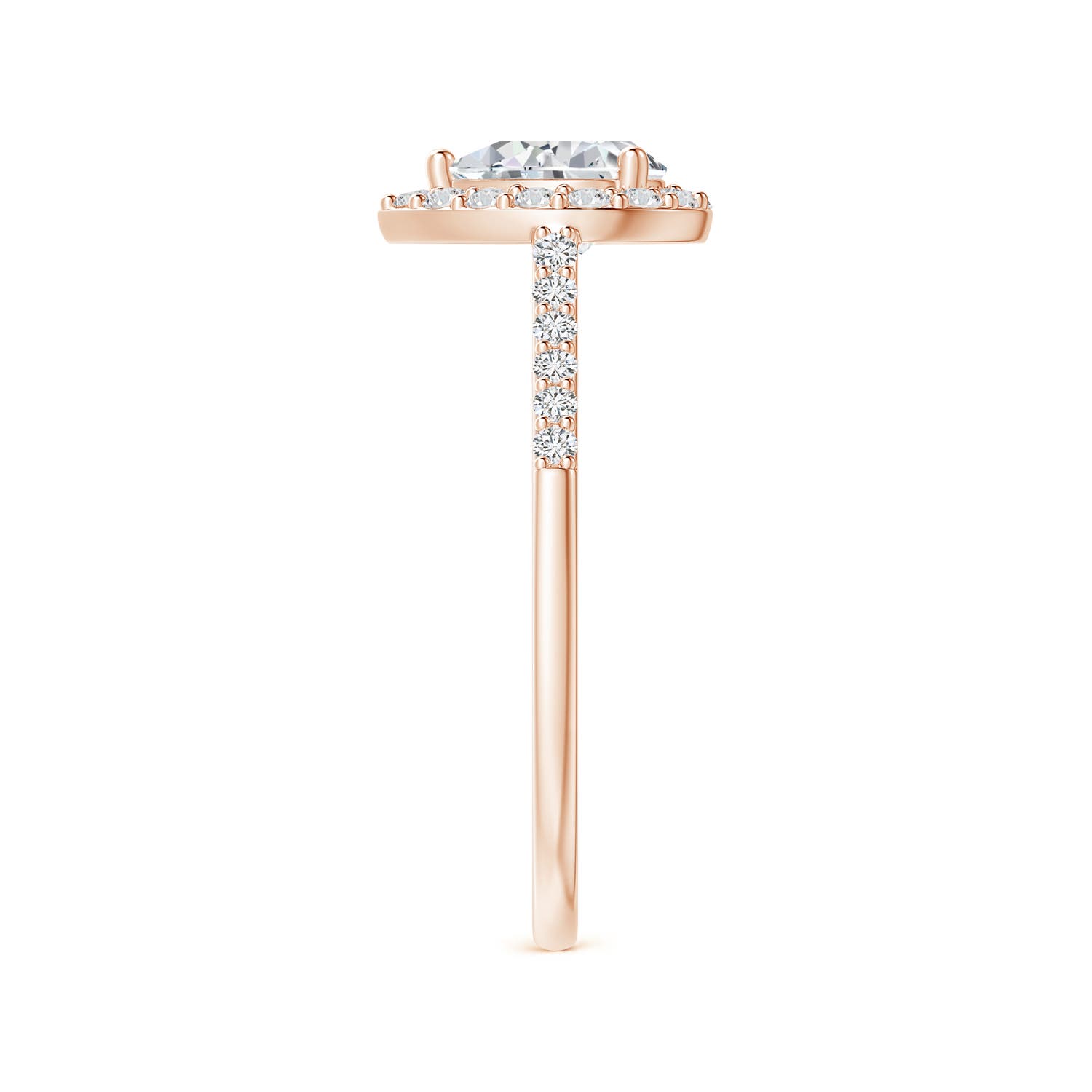 H, SI2 / 1 CT / 14 KT Rose Gold