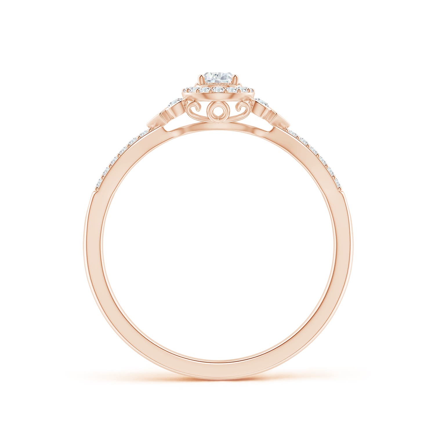 G, VS2 / 0.48 CT / 14 KT Rose Gold