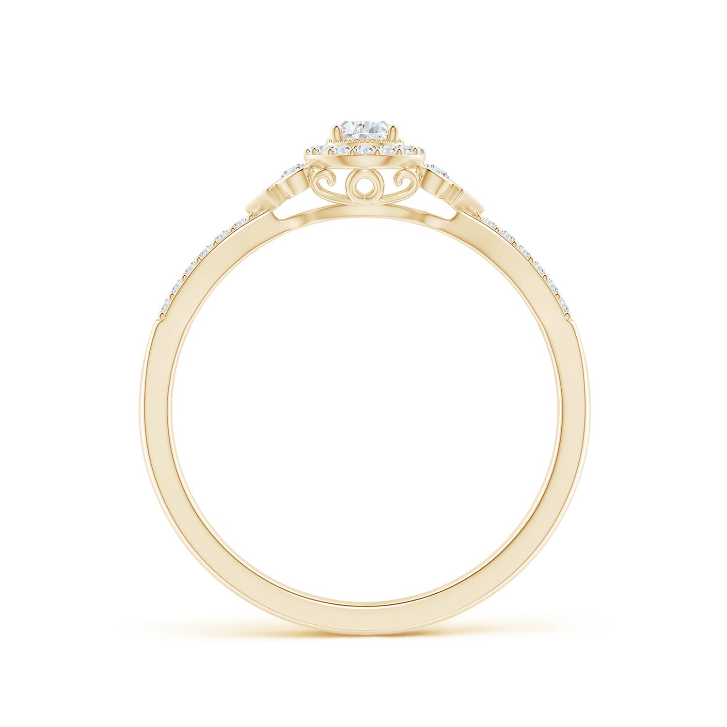 G, VS2 / 0.48 CT / 14 KT Yellow Gold