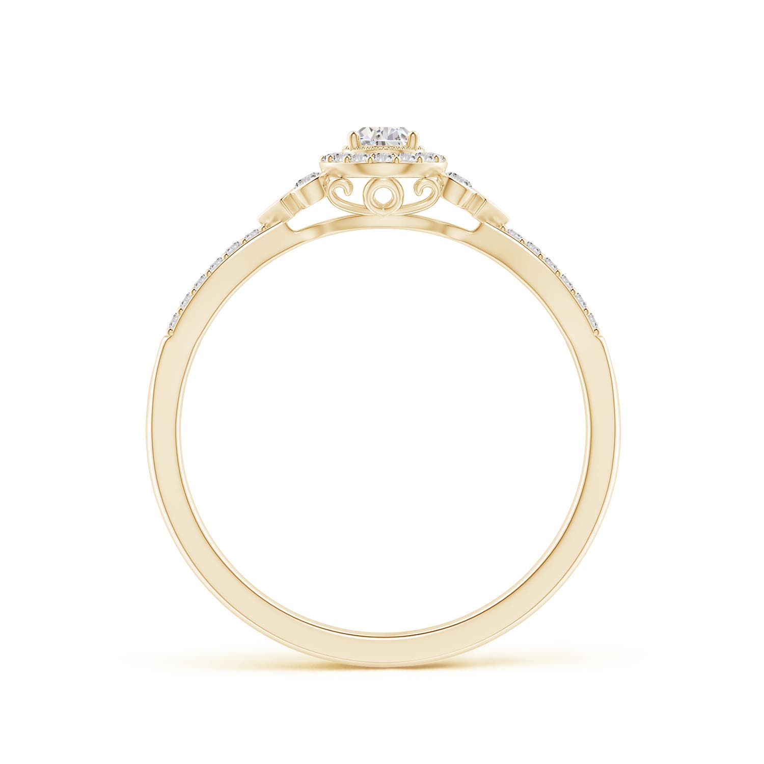 I-J, I1-I2 / 0.48 CT / 14 KT Yellow Gold