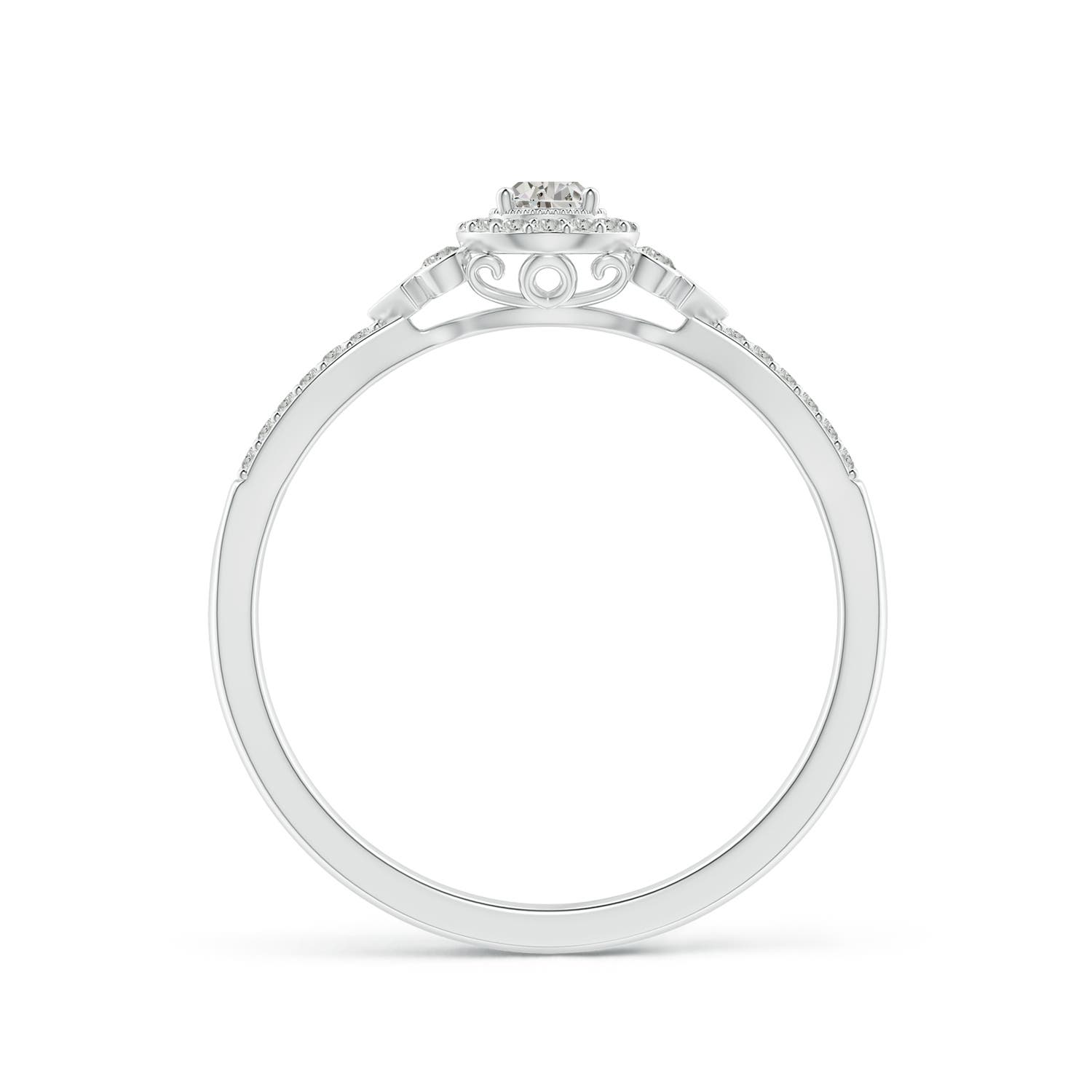 K, I3 / 0.48 CT / 14 KT White Gold