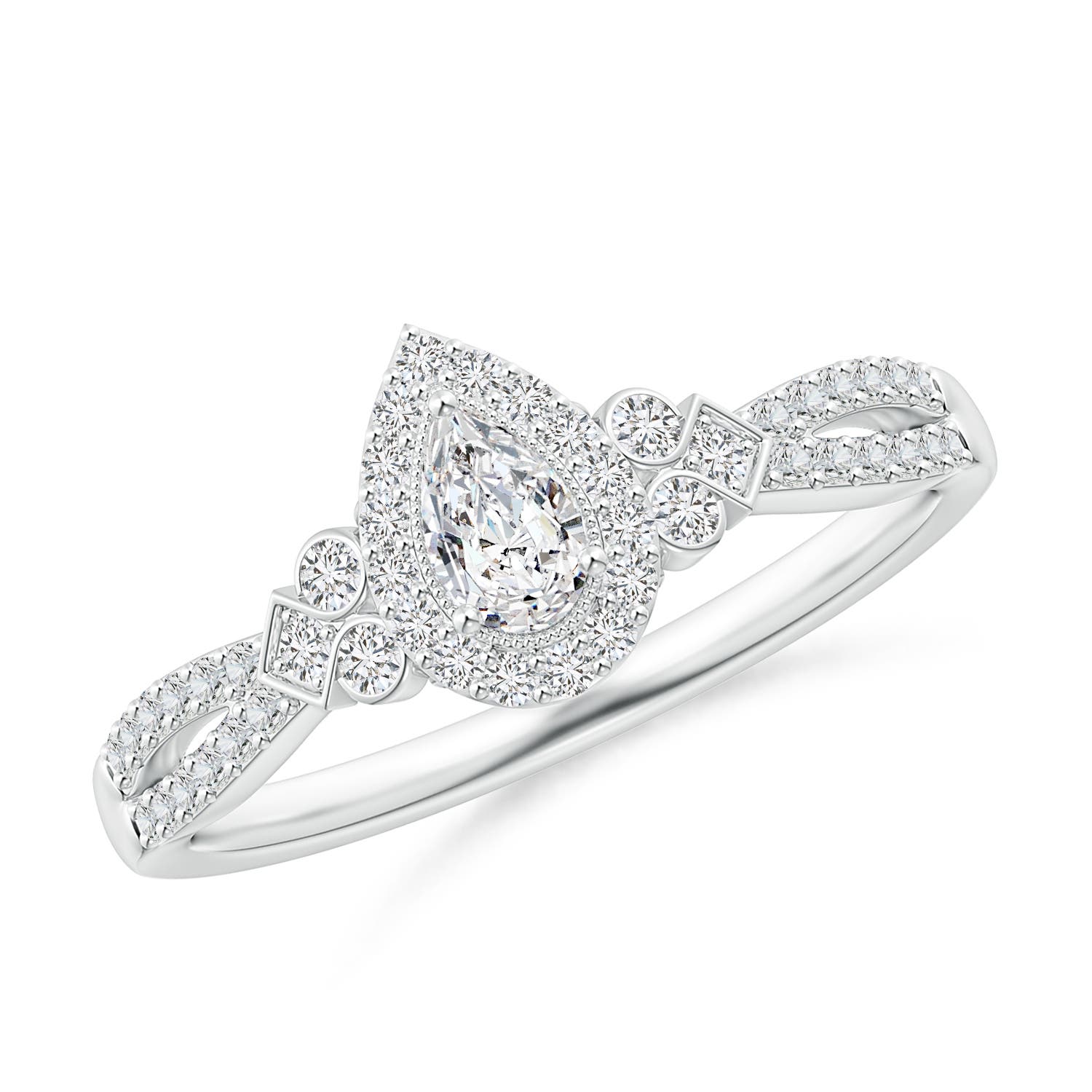 H, SI2 / 0.52 CT / 14 KT White Gold