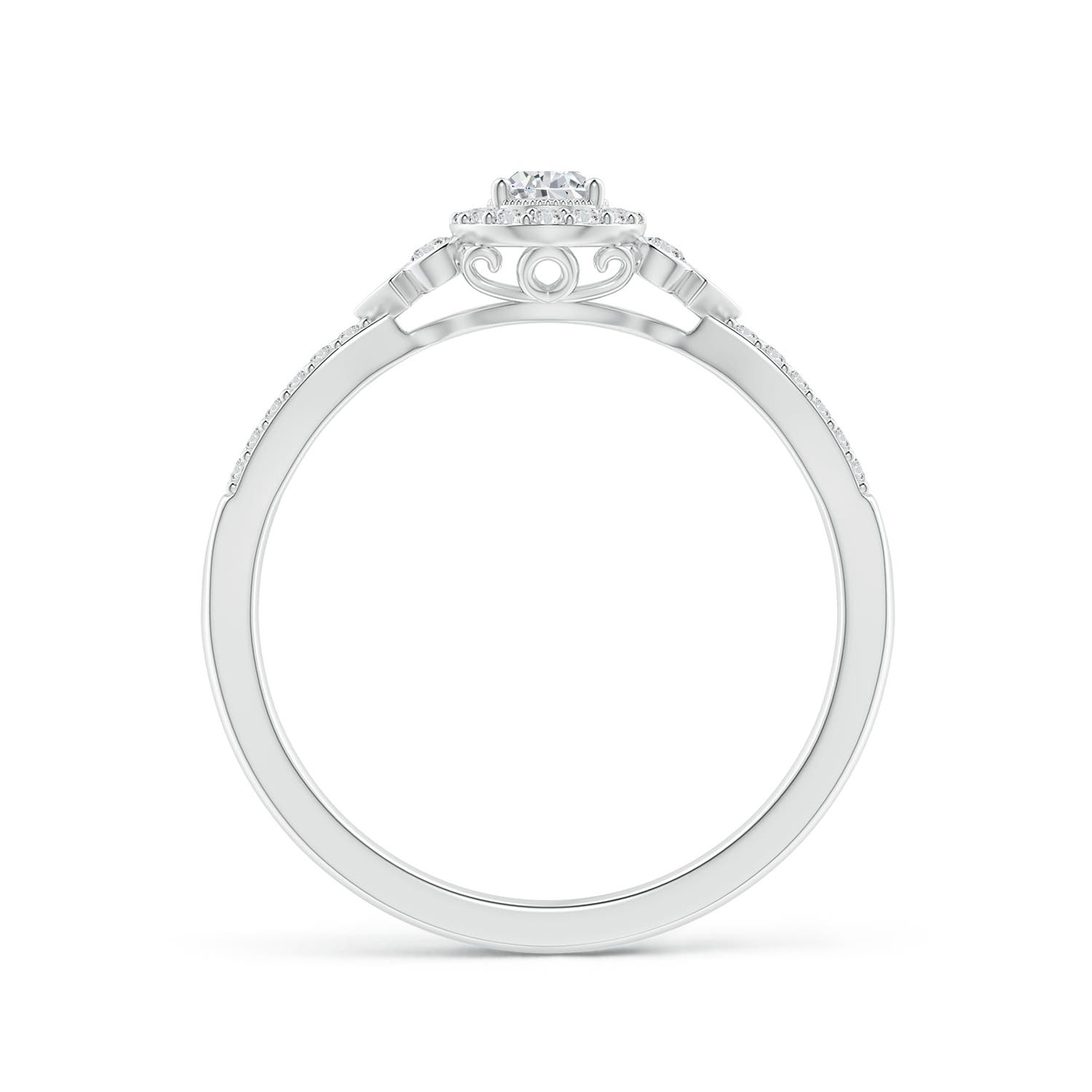 H, SI2 / 0.52 CT / 14 KT White Gold