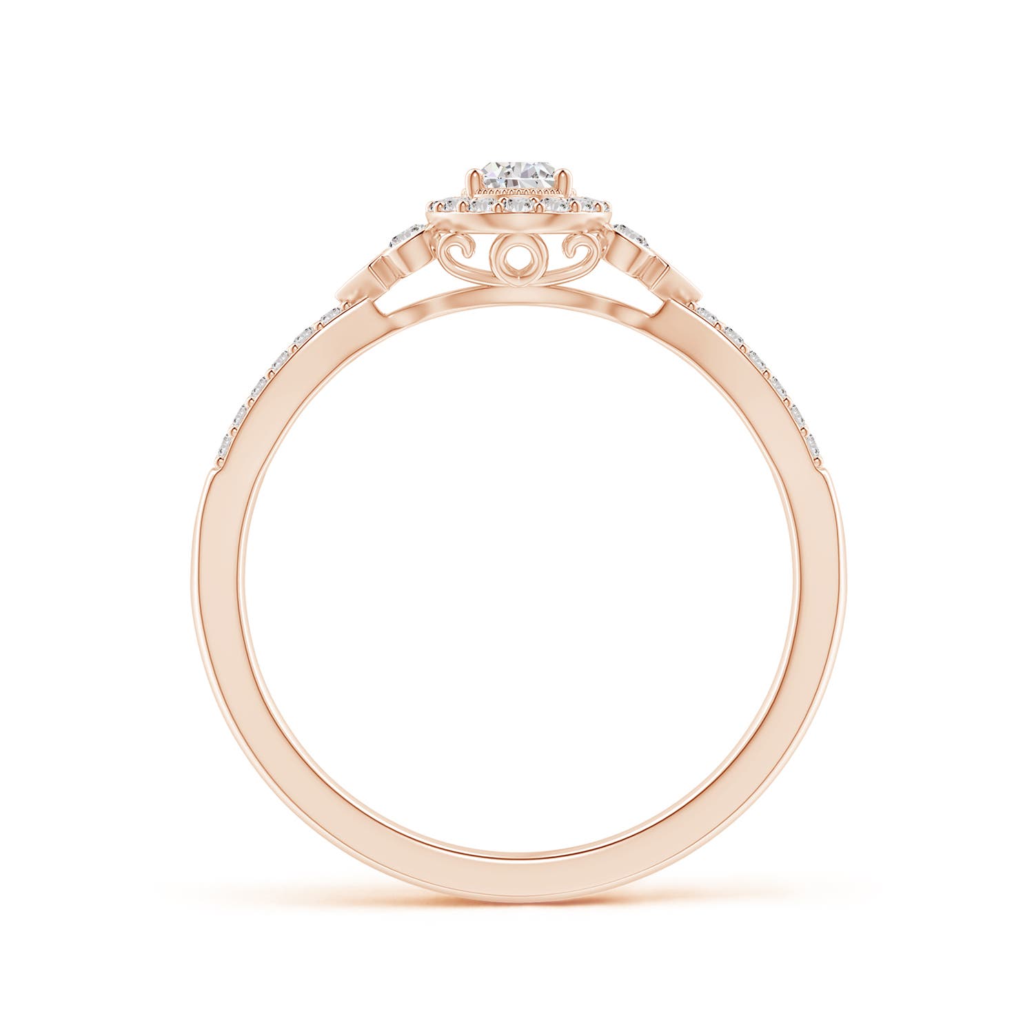 I-J, I1-I2 / 0.52 CT / 14 KT Rose Gold