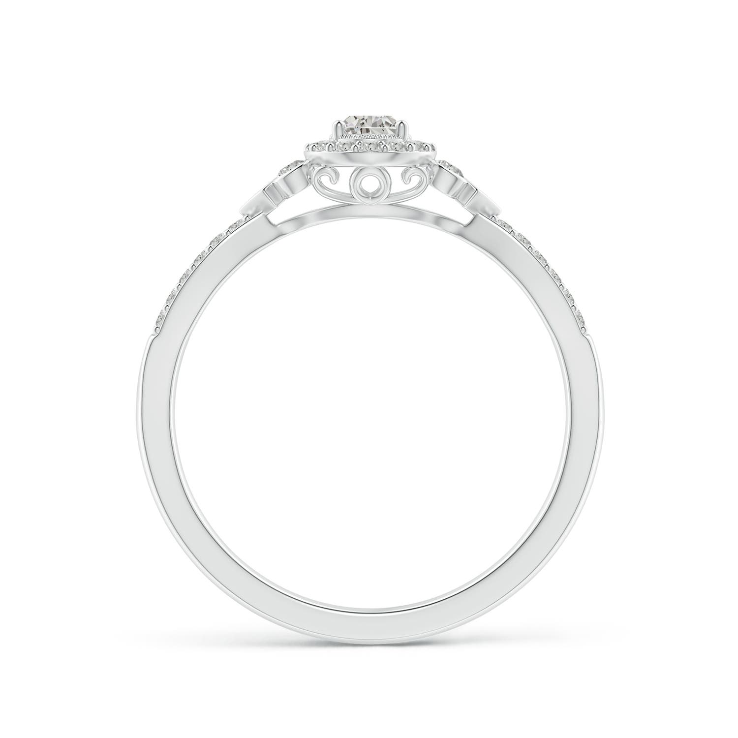 K, I3 / 0.52 CT / 14 KT White Gold