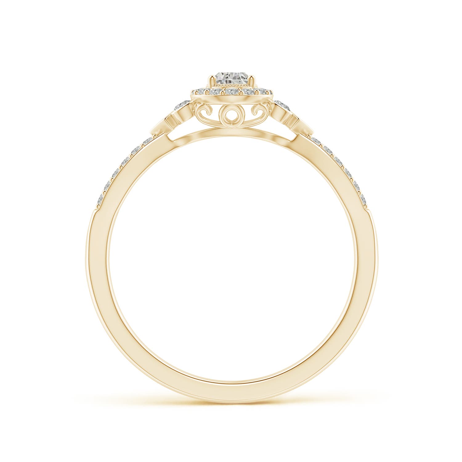 K, I3 / 0.52 CT / 14 KT Yellow Gold