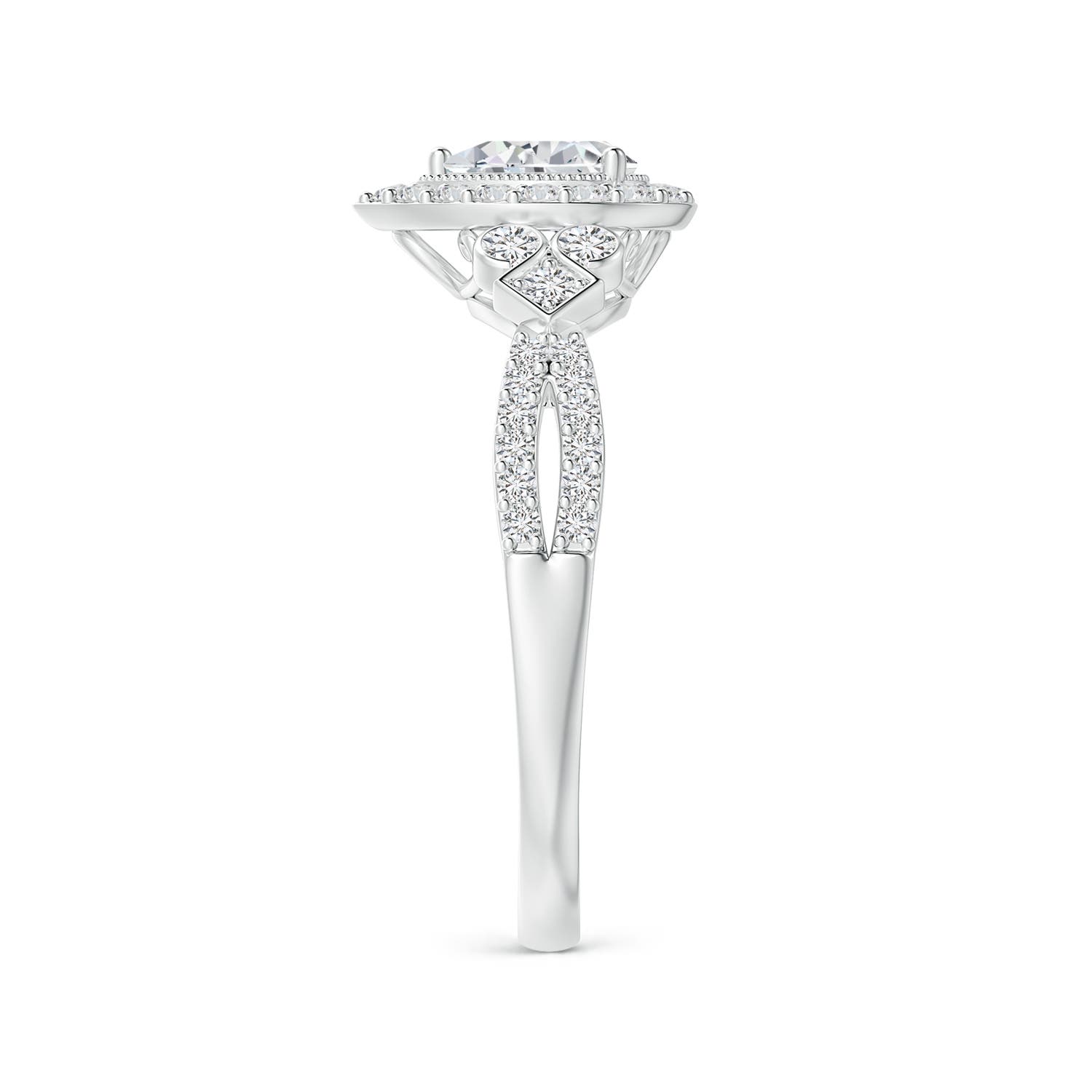 H, SI2 / 0.83 CT / 14 KT White Gold