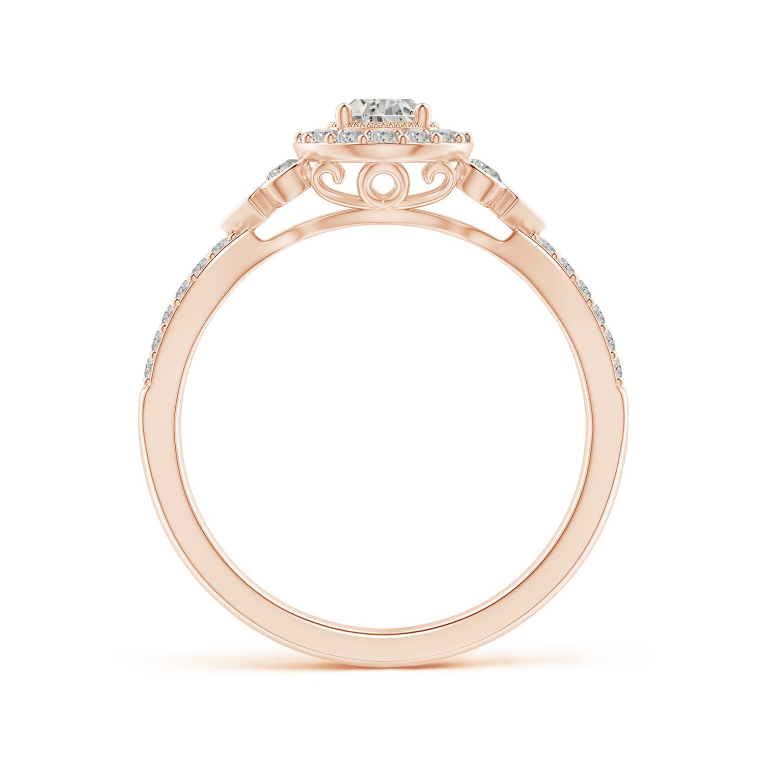 K, I3 / 0.83 CT / 14 KT Rose Gold