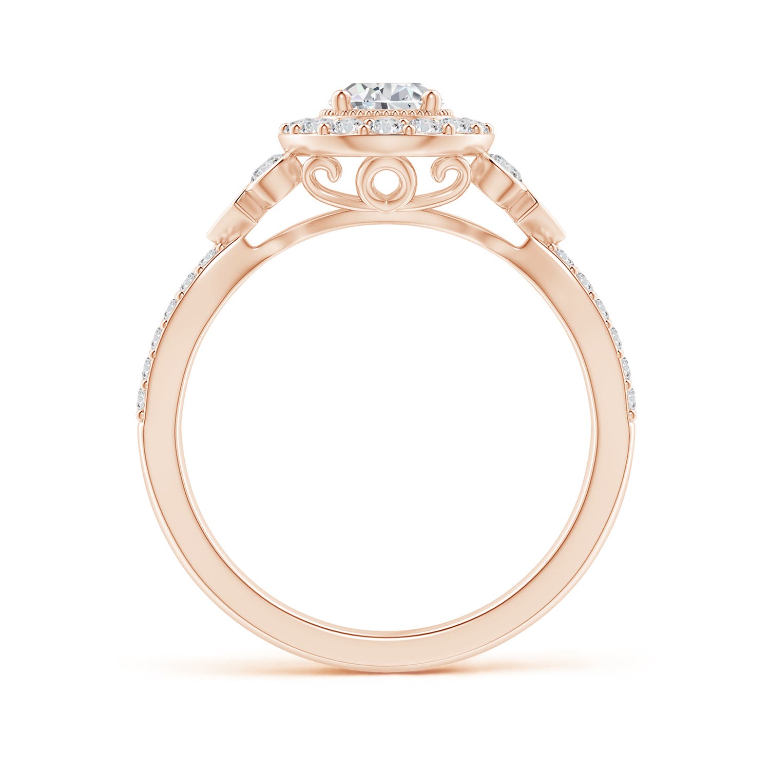 H, SI2 / 1.24 CT / 14 KT Rose Gold