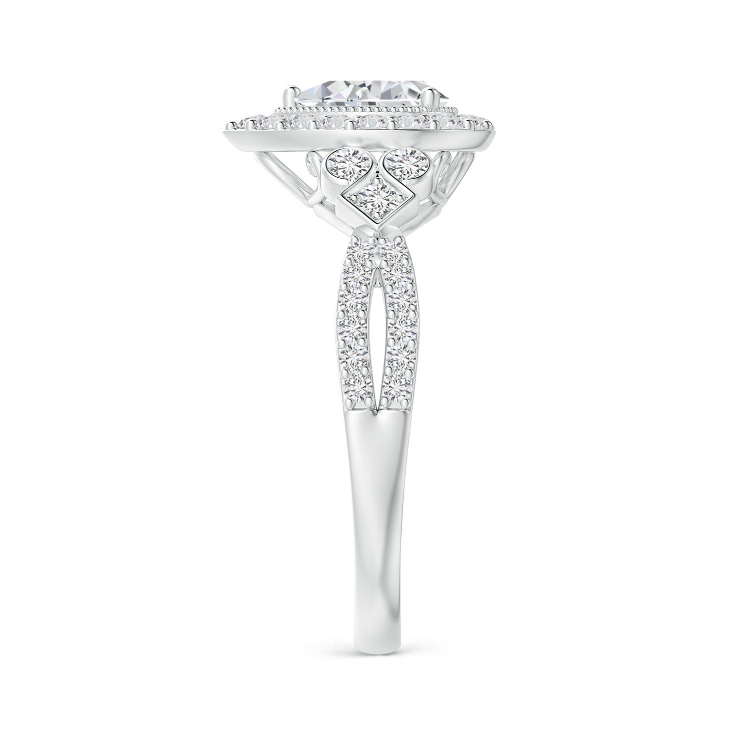 H, SI2 / 1.24 CT / 14 KT White Gold