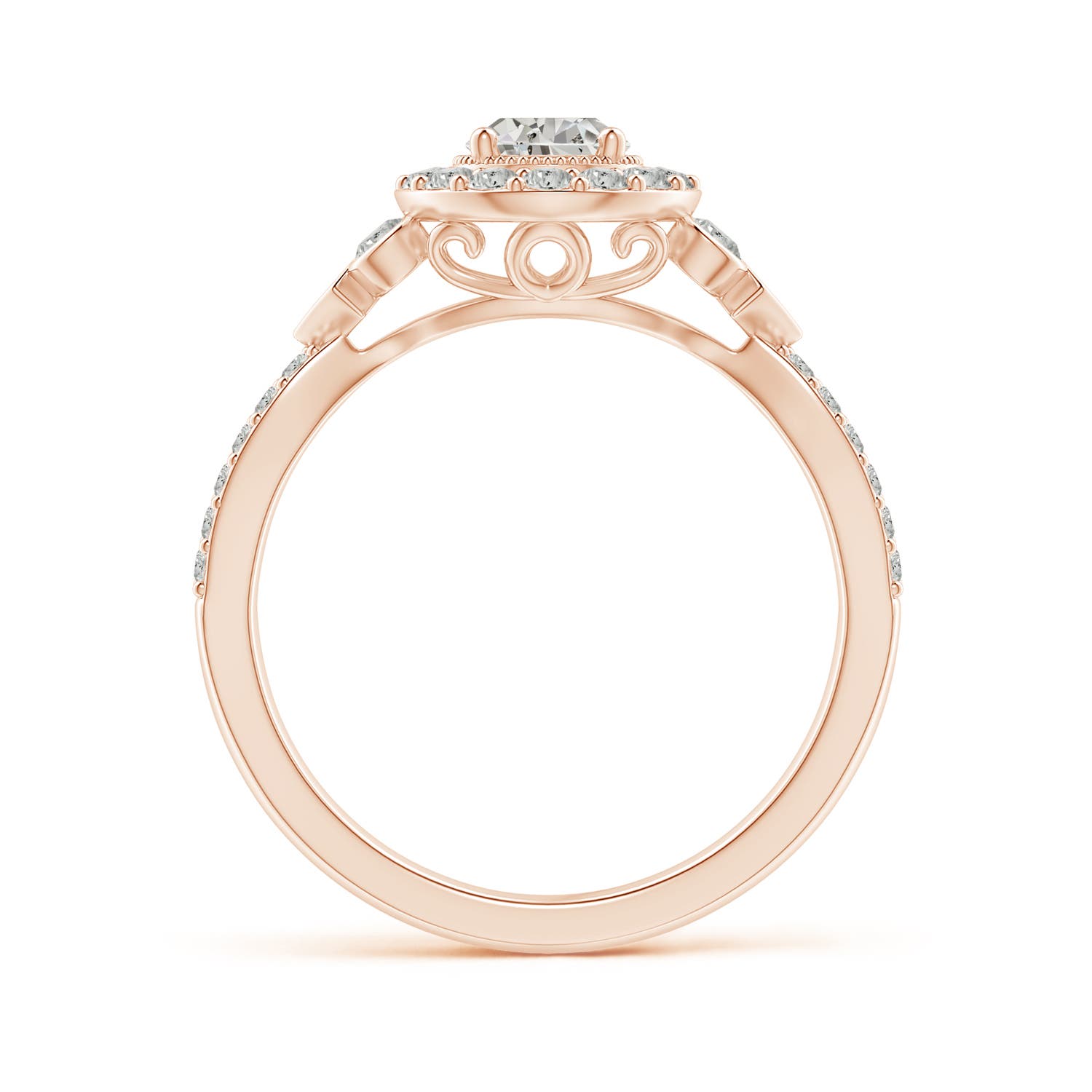 K, I3 / 1.24 CT / 14 KT Rose Gold