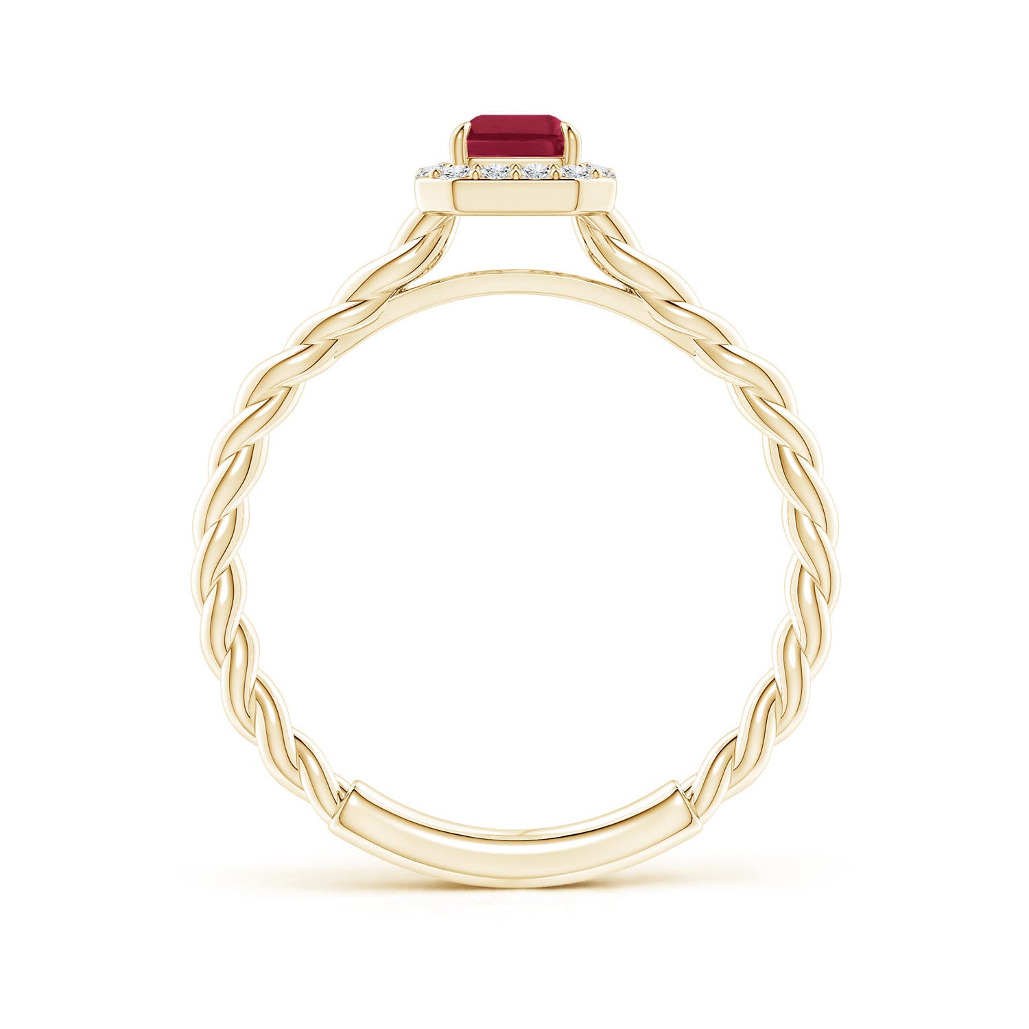 A - Ruby / 0.83 CT / 14 KT Yellow Gold