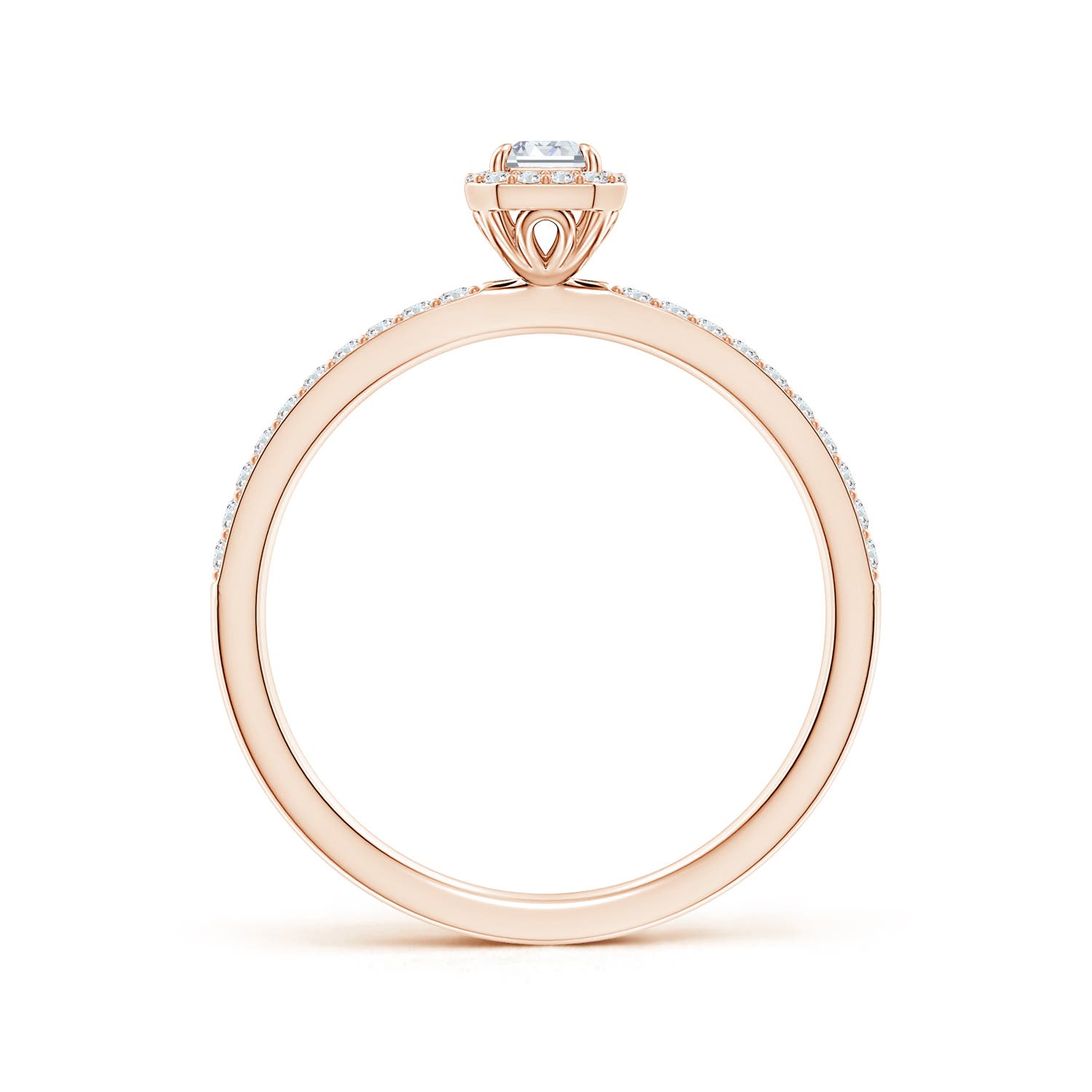 F-G, VS / 0.53 CT / 14 KT Rose Gold