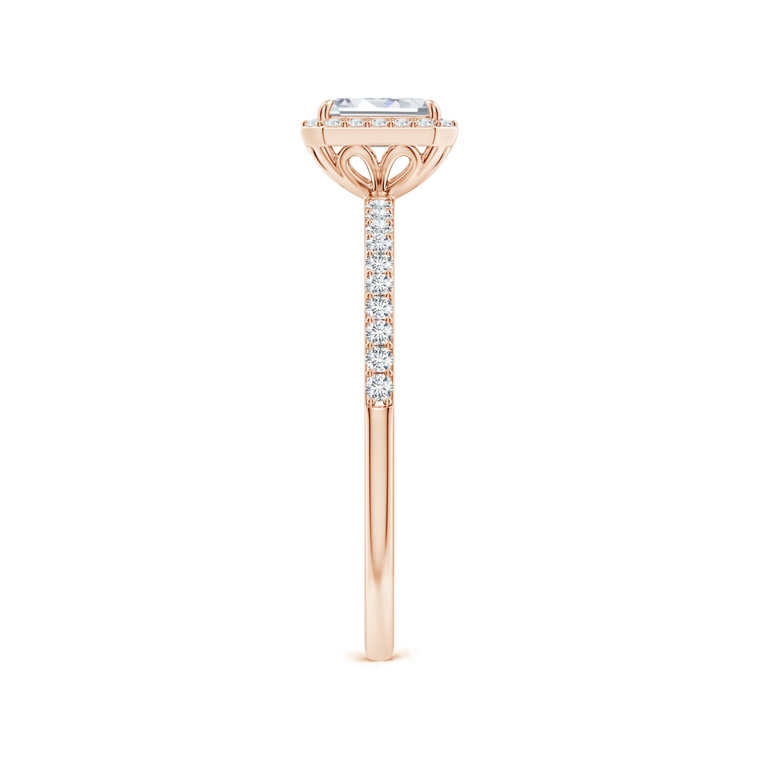 F-G, VS / 0.53 CT / 14 KT Rose Gold