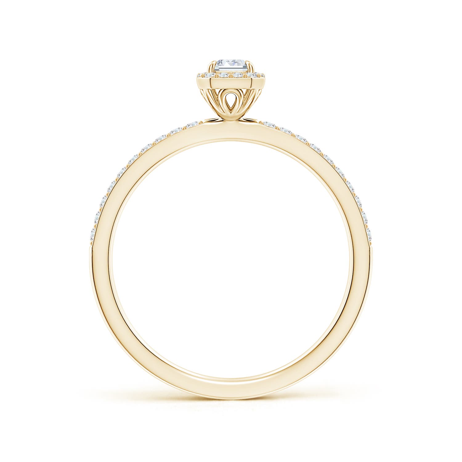 F-G, VS / 0.53 CT / 14 KT Yellow Gold