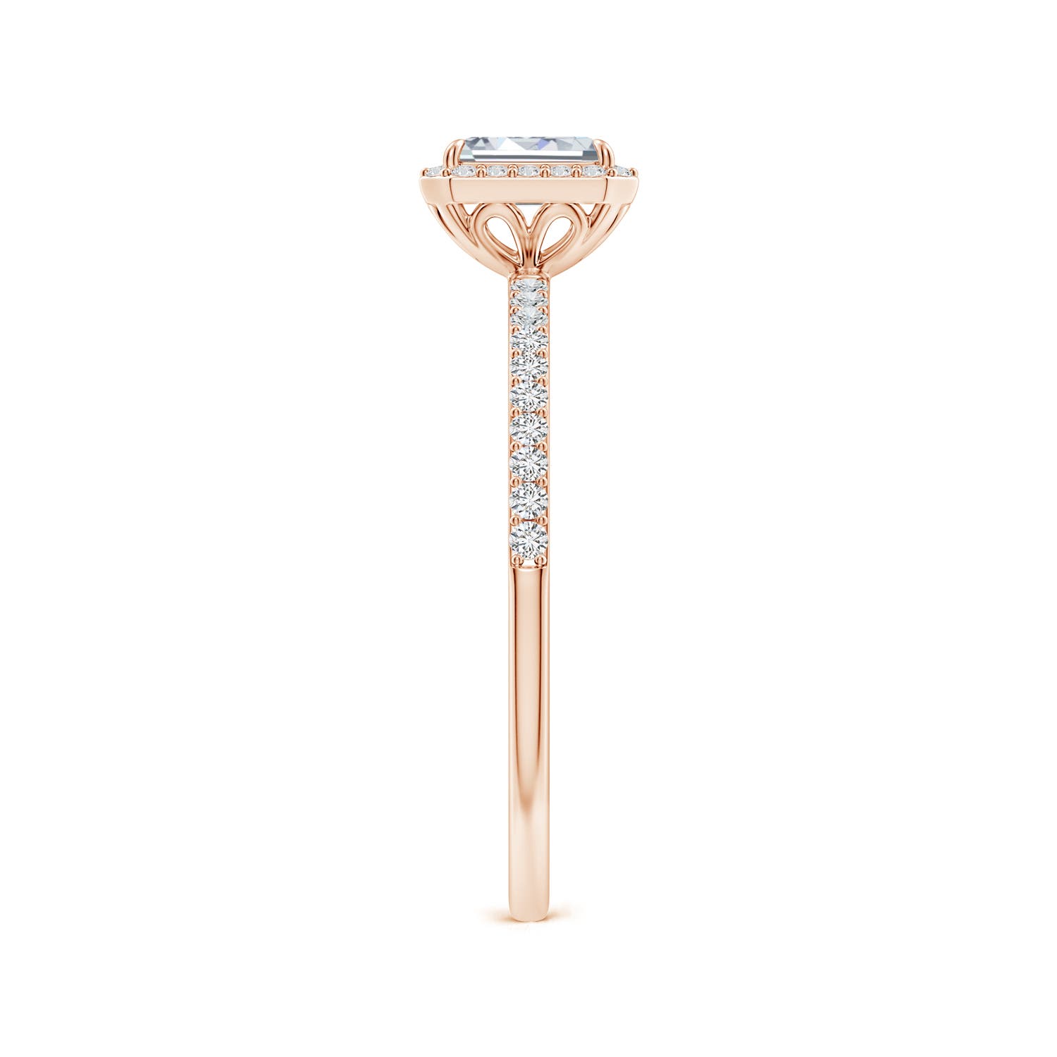 H, SI2 / 0.52 CT / 14 KT Rose Gold