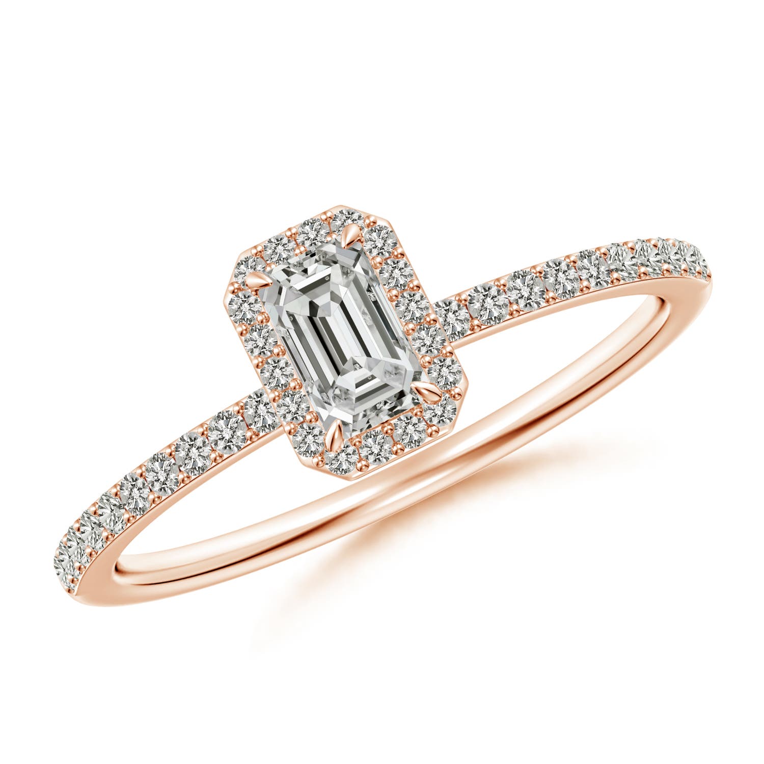 K, I3 / 0.52 CT / 14 KT Rose Gold