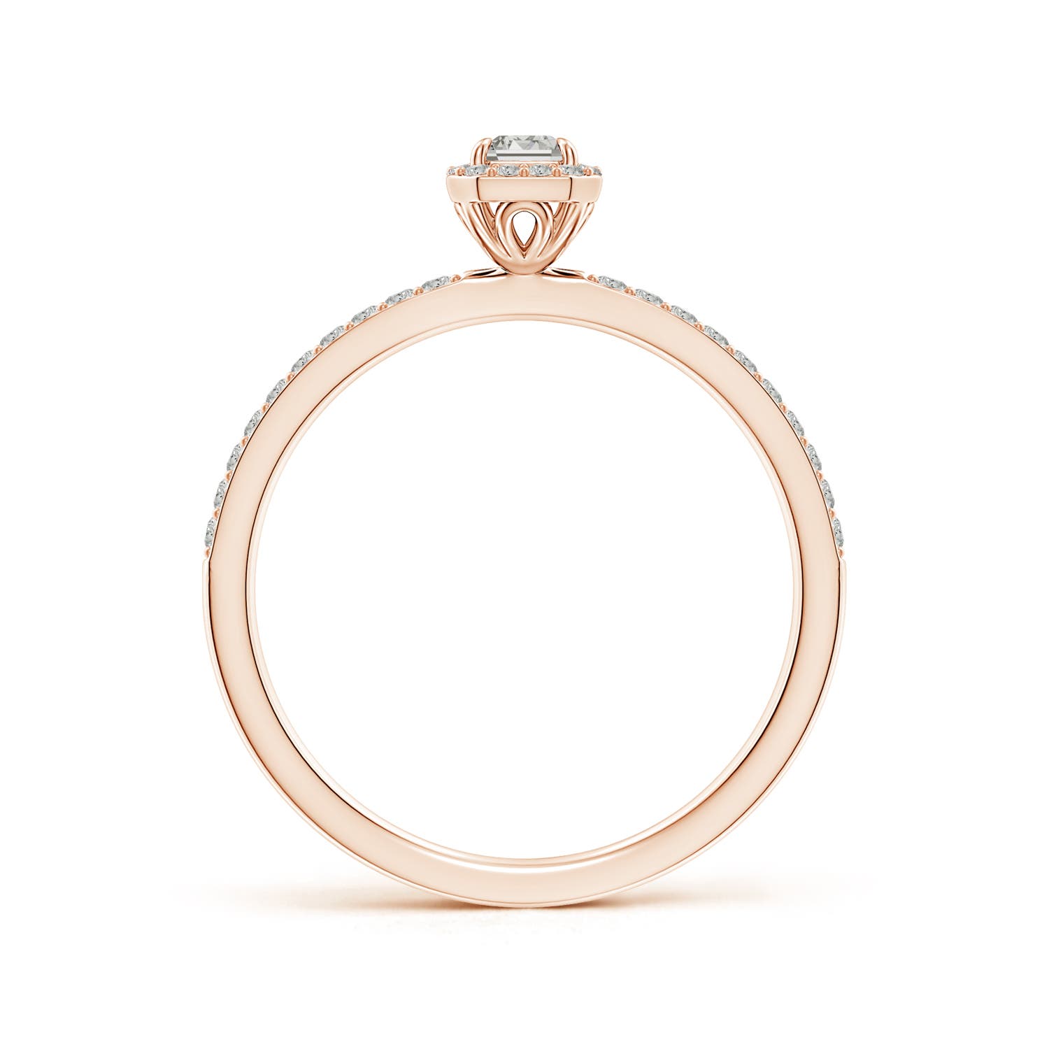 K, I3 / 0.52 CT / 14 KT Rose Gold