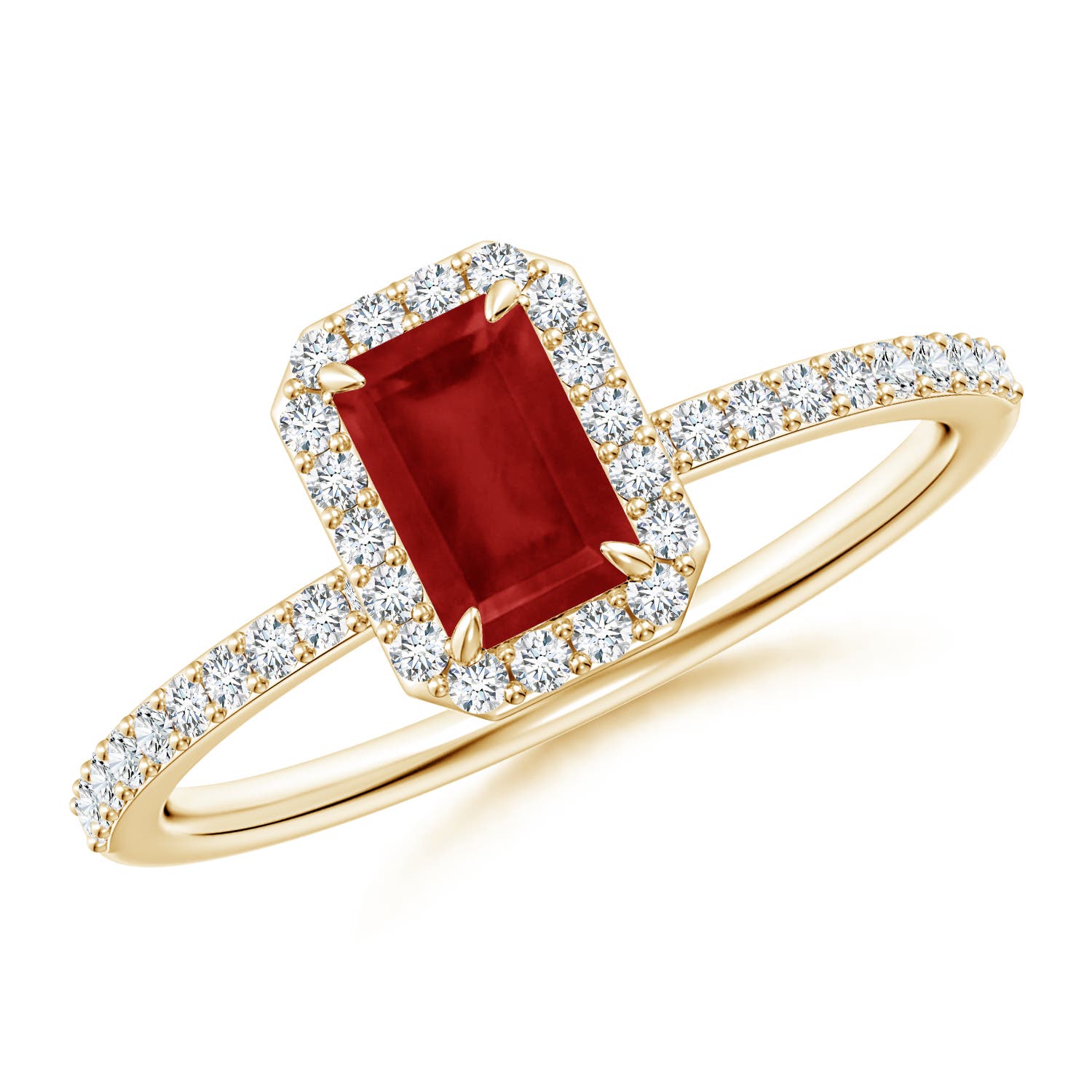 AA - Ruby / 0.94 CT / 14 KT Yellow Gold