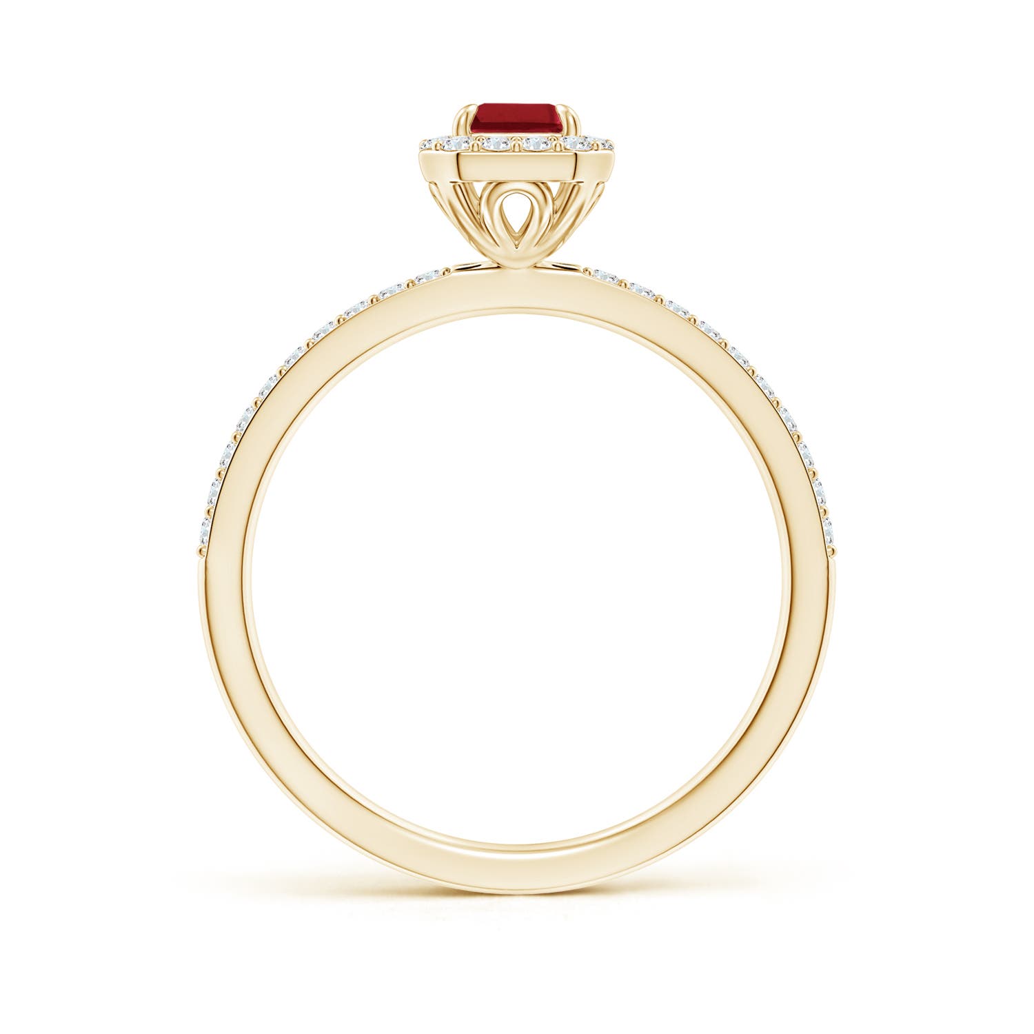 AA - Ruby / 0.94 CT / 14 KT Yellow Gold