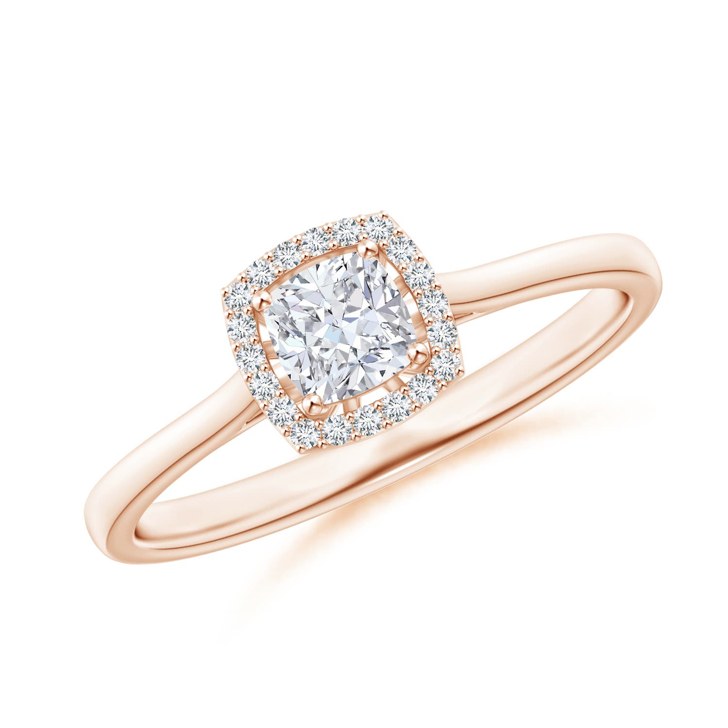 F-G, VS / 0.32 CT / 14 KT Rose Gold