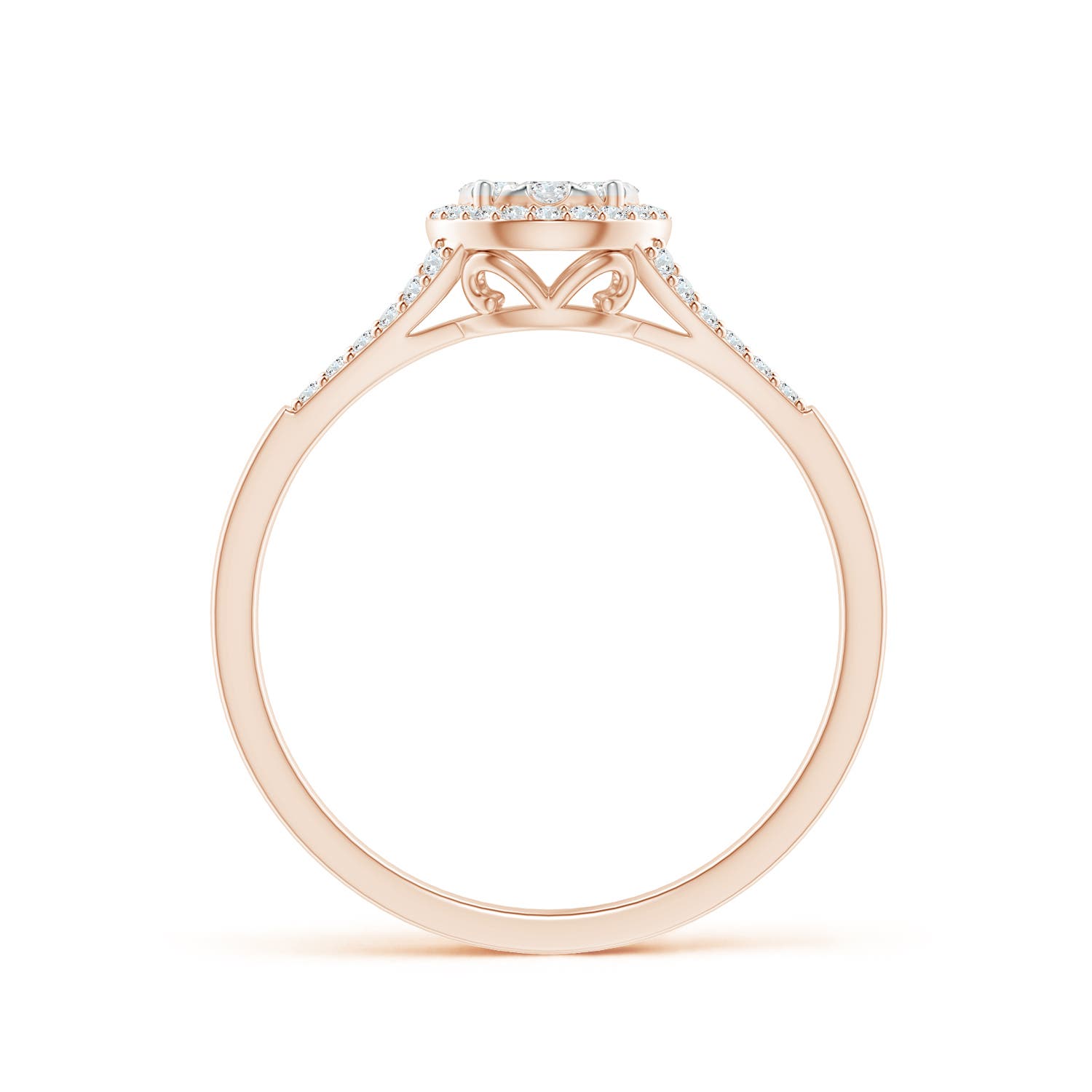 F-G, VS / 0.36 CT / 14 KT Rose Gold