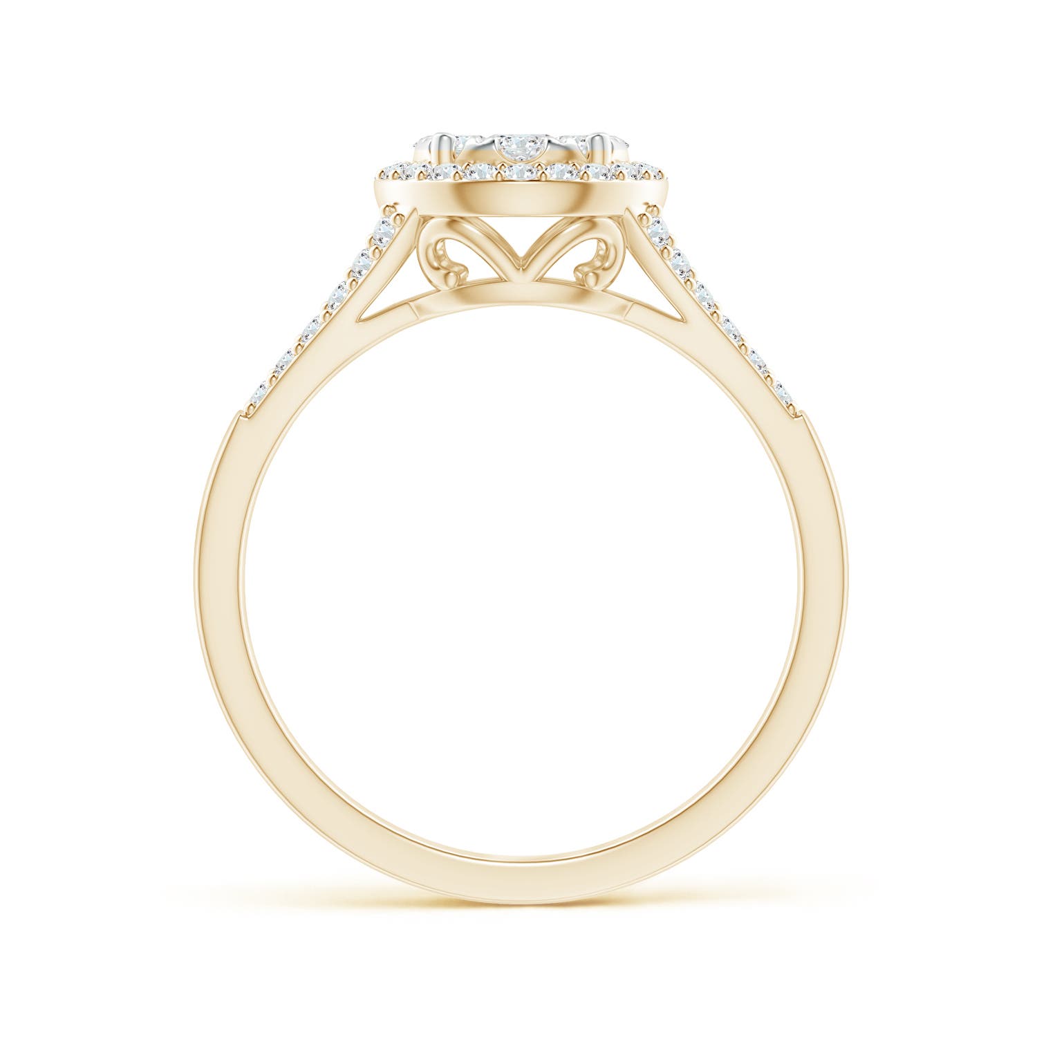 F-G, VS / 0.6 CT / 14 KT Yellow Gold