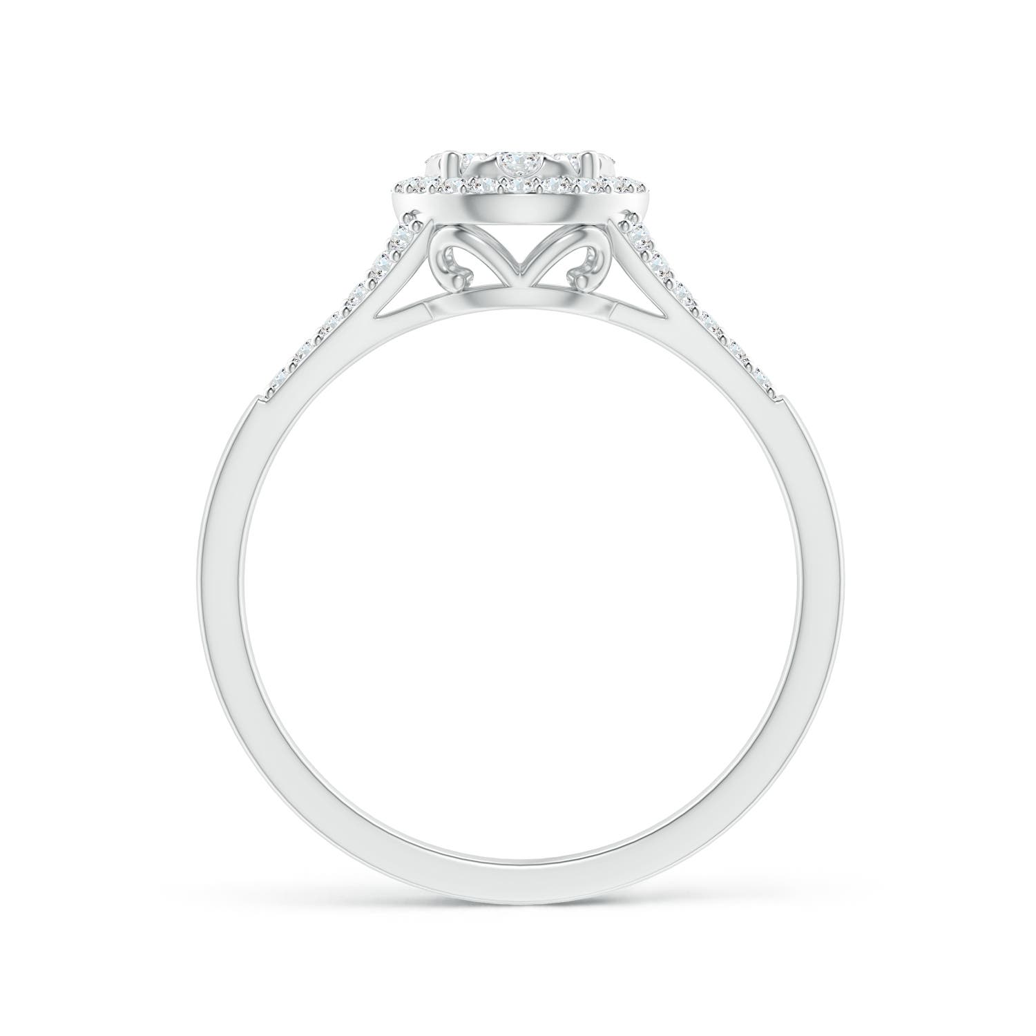 F-G, VS / 0.51 CT / 14 KT White Gold