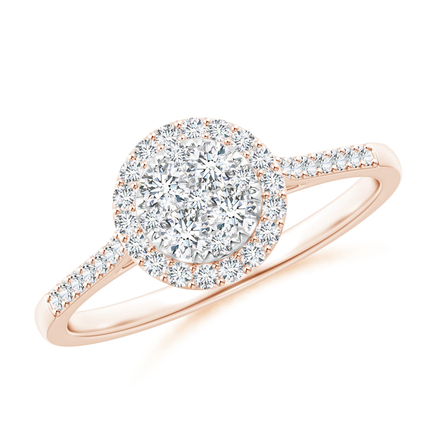 F-G, VS / 0.49 CT / 14 KT Rose Gold