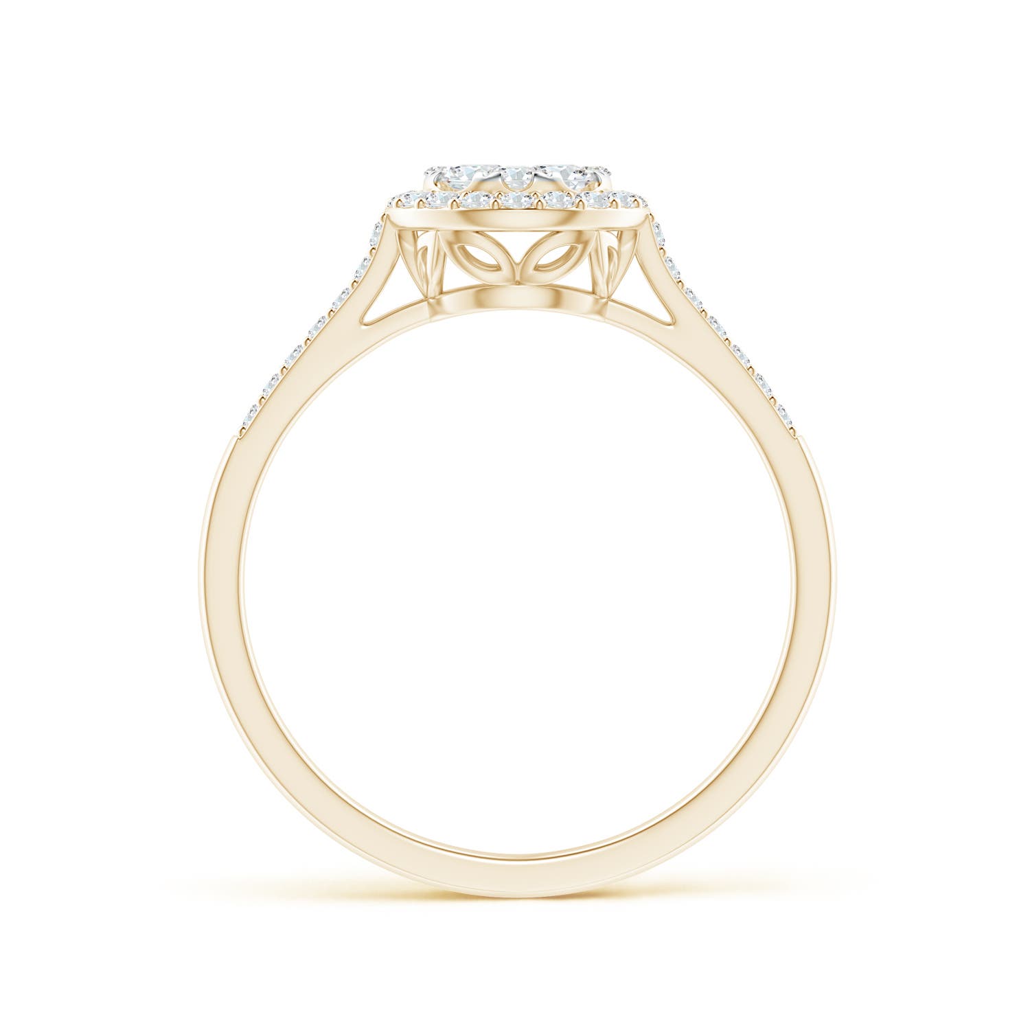 F-G, VS / 0.49 CT / 14 KT Yellow Gold