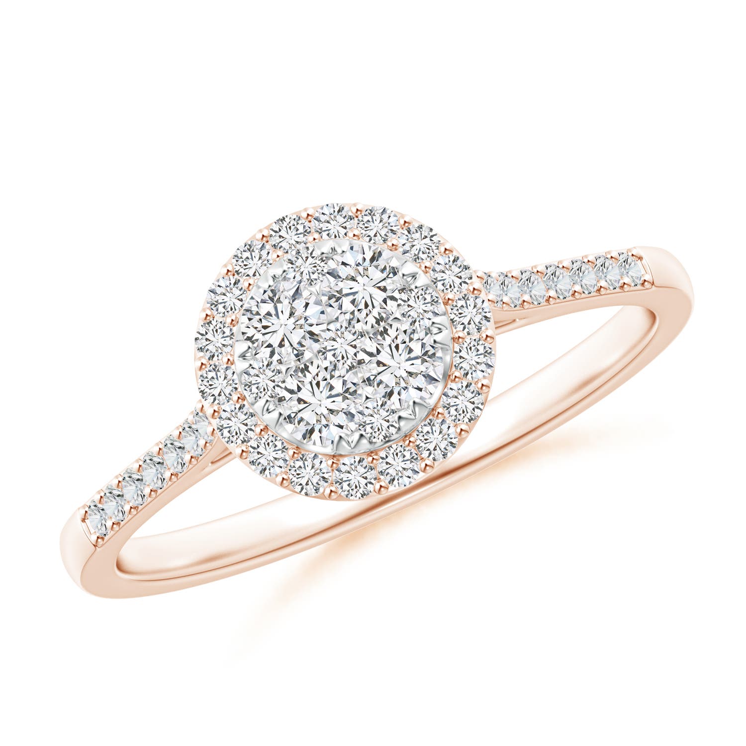 H, SI2 / 0.49 CT / 14 KT Rose Gold